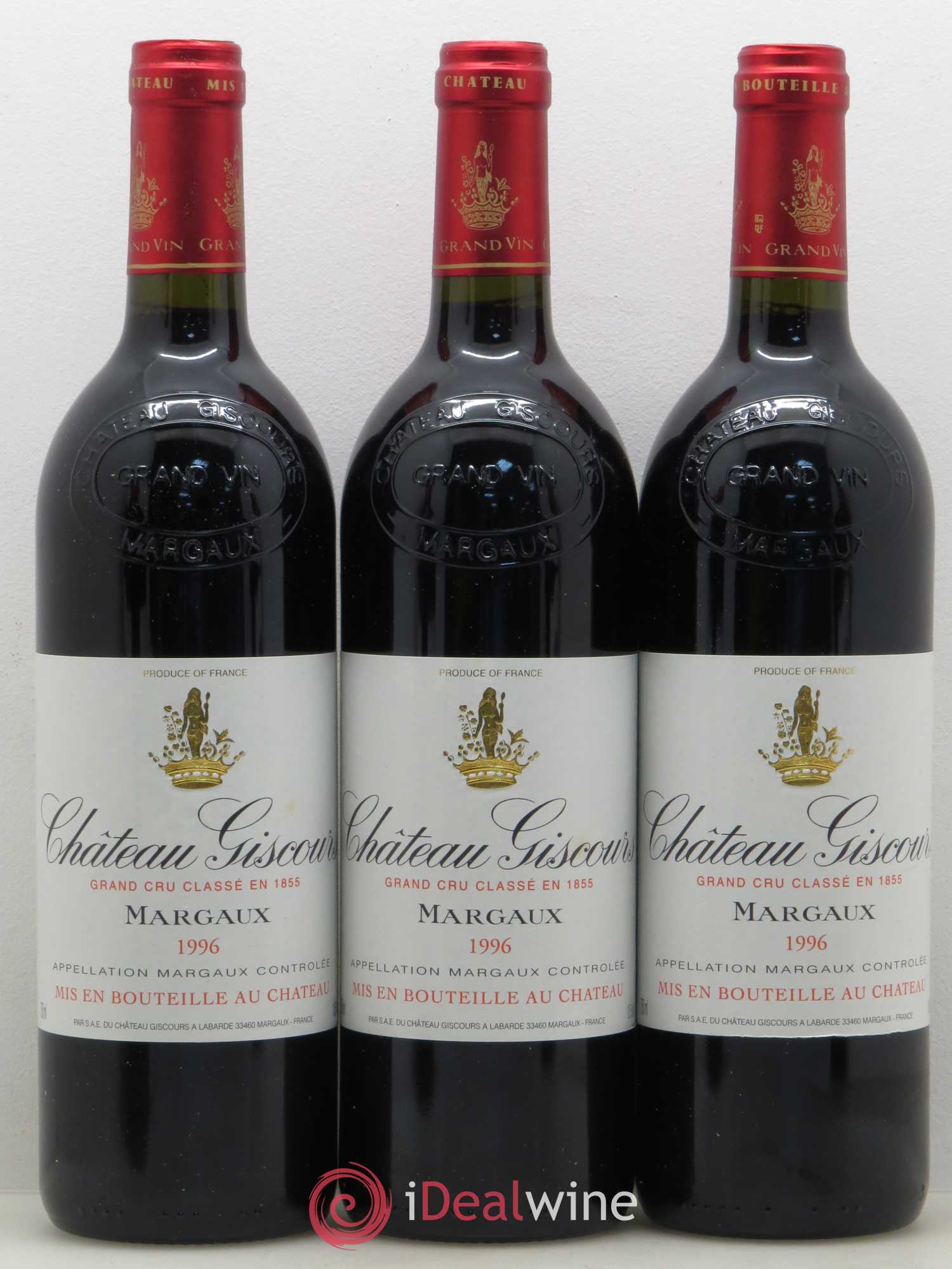 Château Giscours 3ème Grand Cru Classé 1996 - Lot de 12 bouteilles - 4