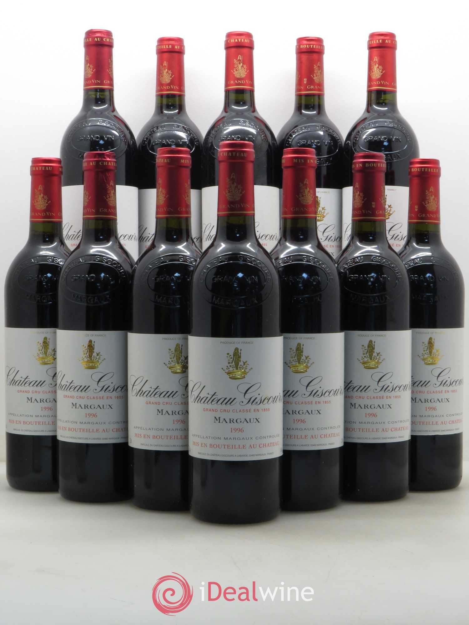 Château Giscours 3ème Grand Cru Classé 1996 - Lot de 12 bouteilles - 0