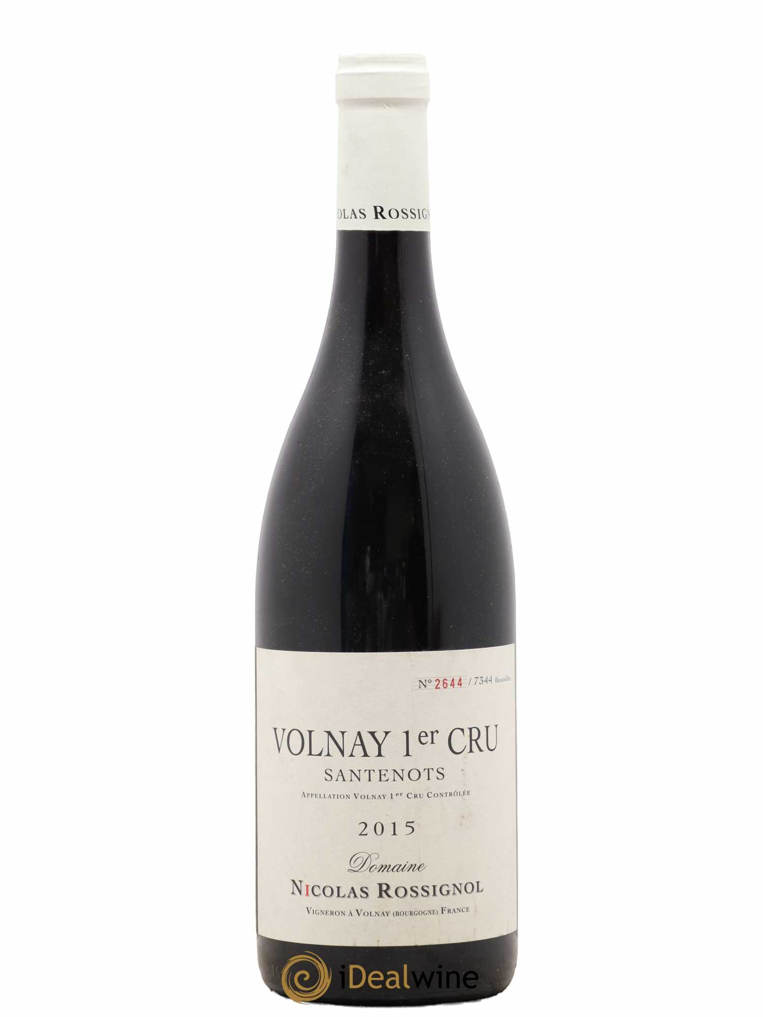 Volnay 1er Cru Santenots Nicolas Rossignol 2015 - Lot de 1 bouteille - 0