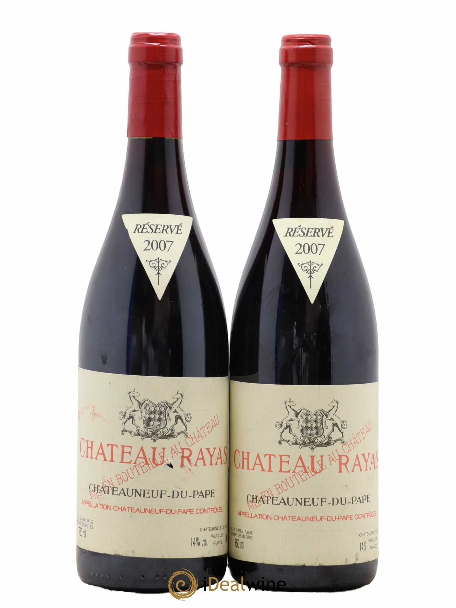 Châteauneuf-du-Pape Château Rayas Emmanuel Reynaud 2007 - Lot de 2 bouteilles - 0