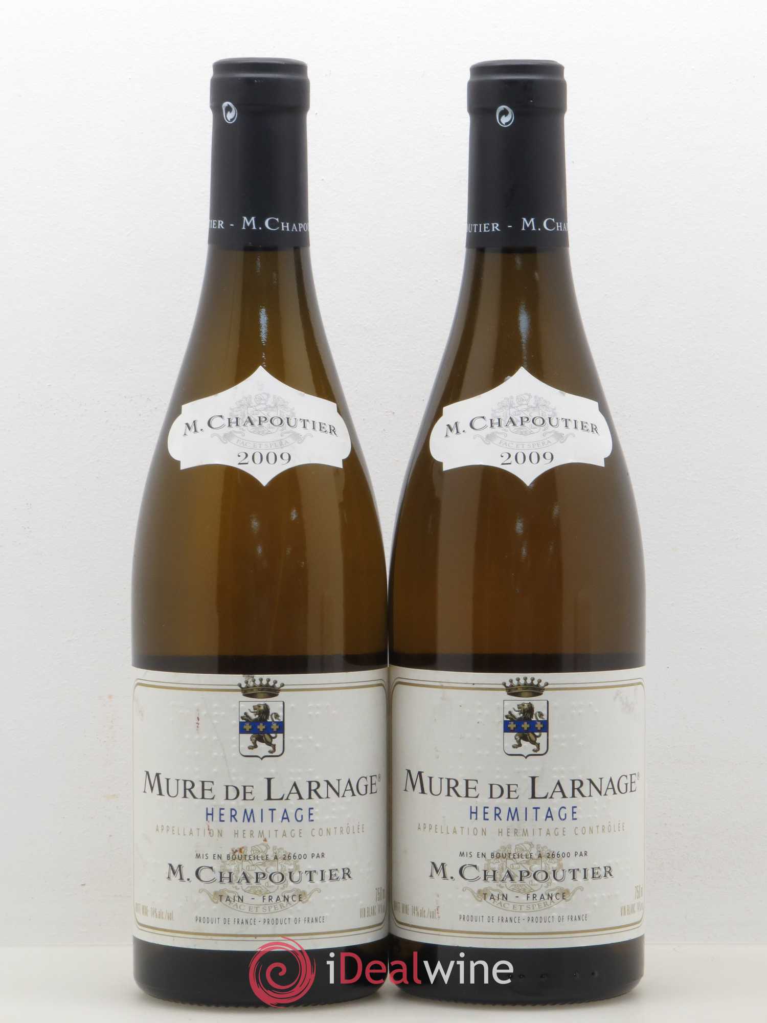 Hermitage Mure De Larnage Chapoutier 2009 - Posten von 2 Flaschen - 0