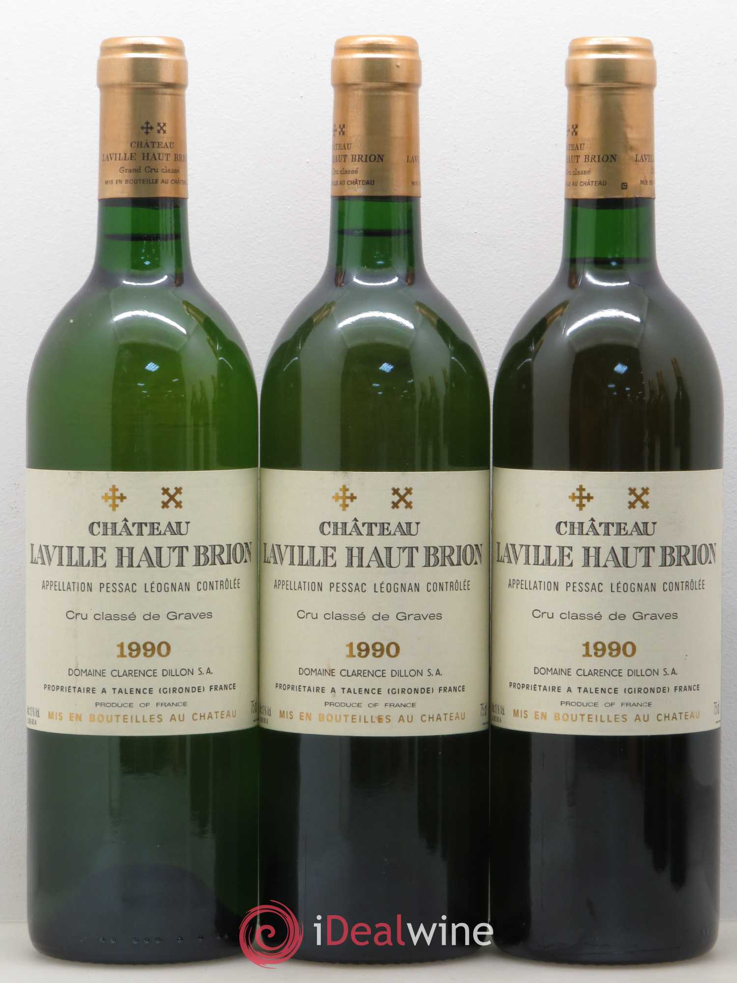 Château Laville Haut-Brion Cru Classé de Graves 1990 - Lot de 6 bouteilles - 1