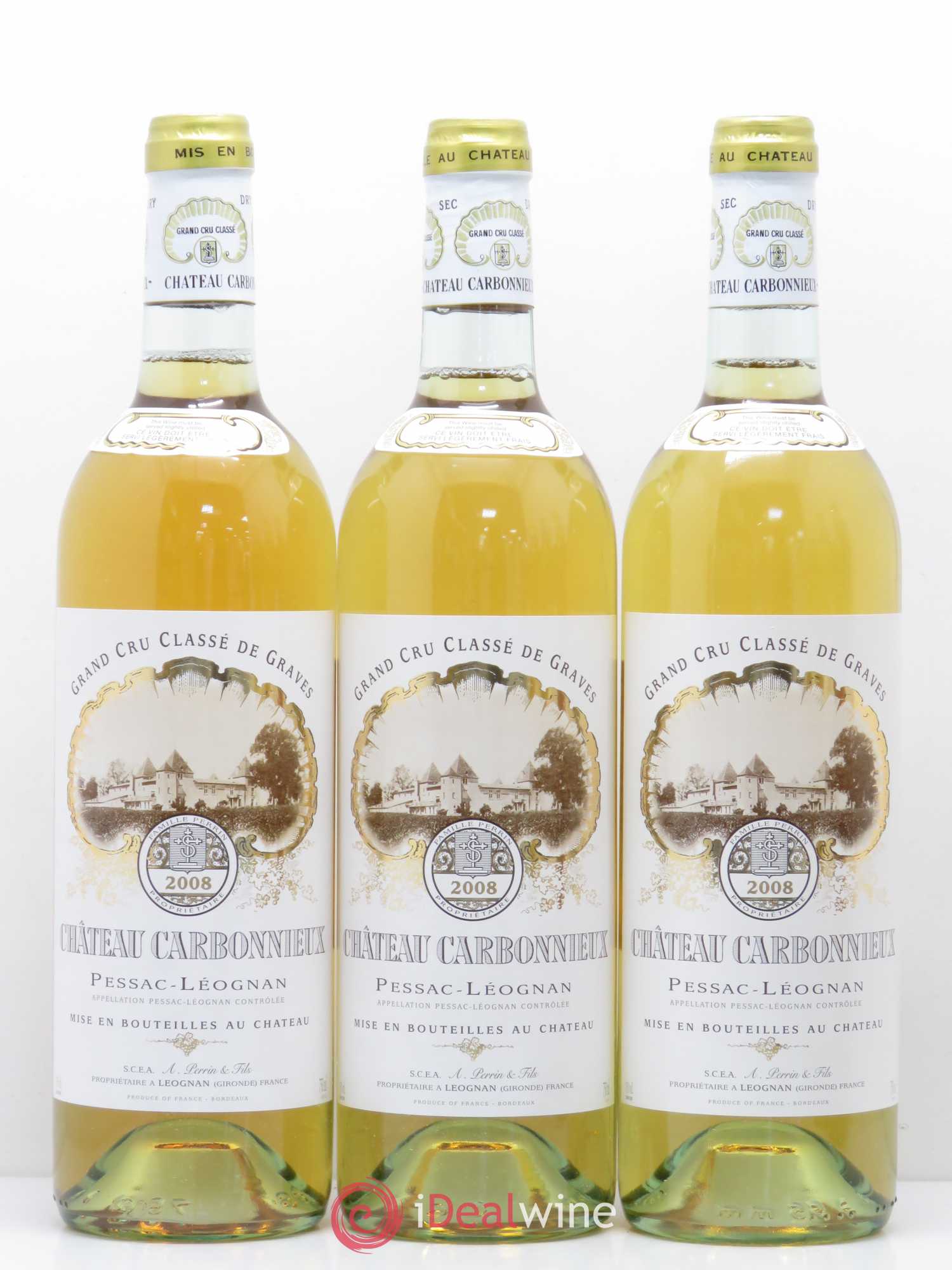 Château Carbonnieux Cru Classé de Graves  (sans prix de réserve) 2008 - Lot de 6 bouteilles - 1
