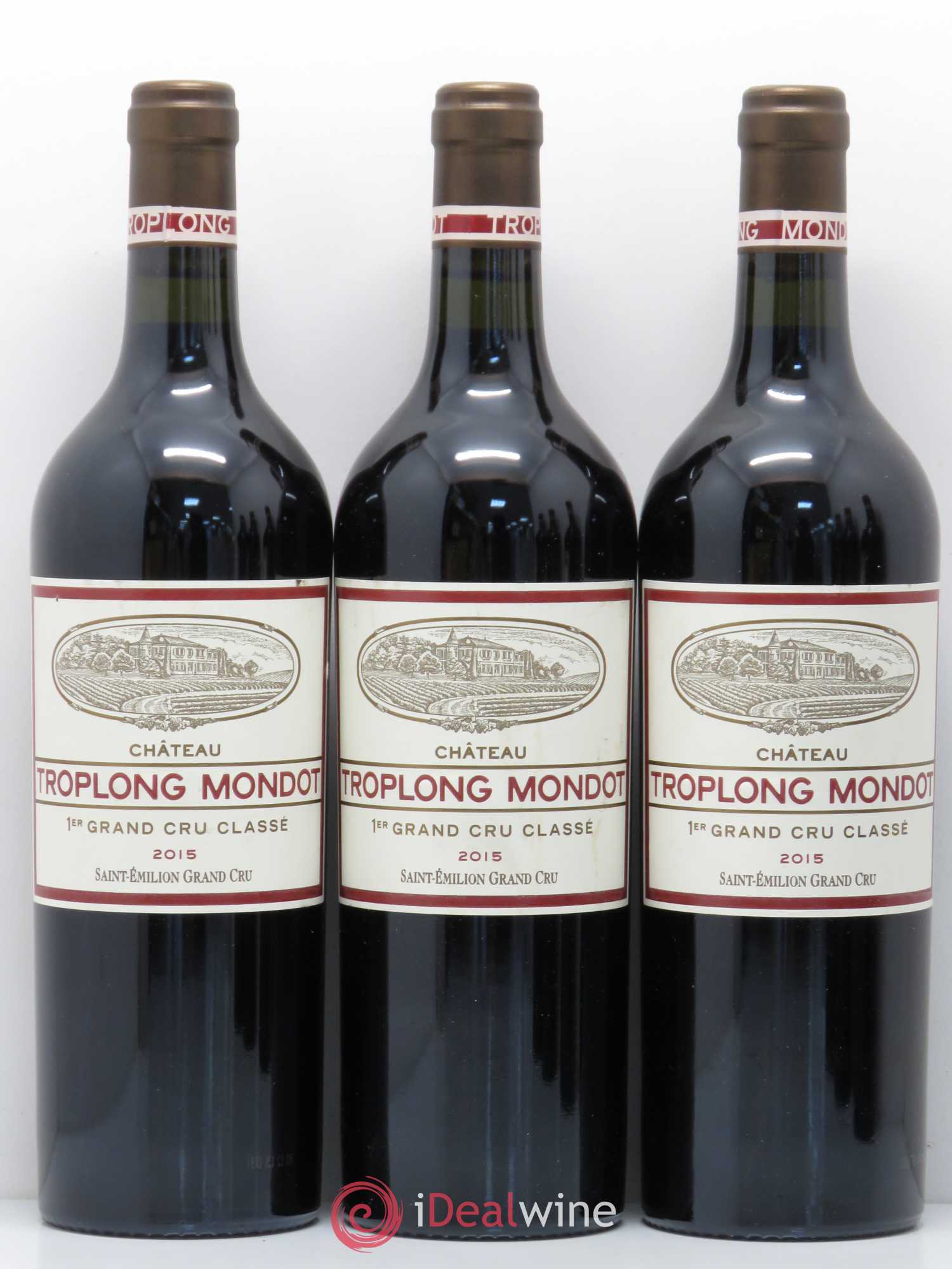 Château Troplong Mondot 1er Grand Cru Classé B 2015 - Lot de 6 bouteilles - 1