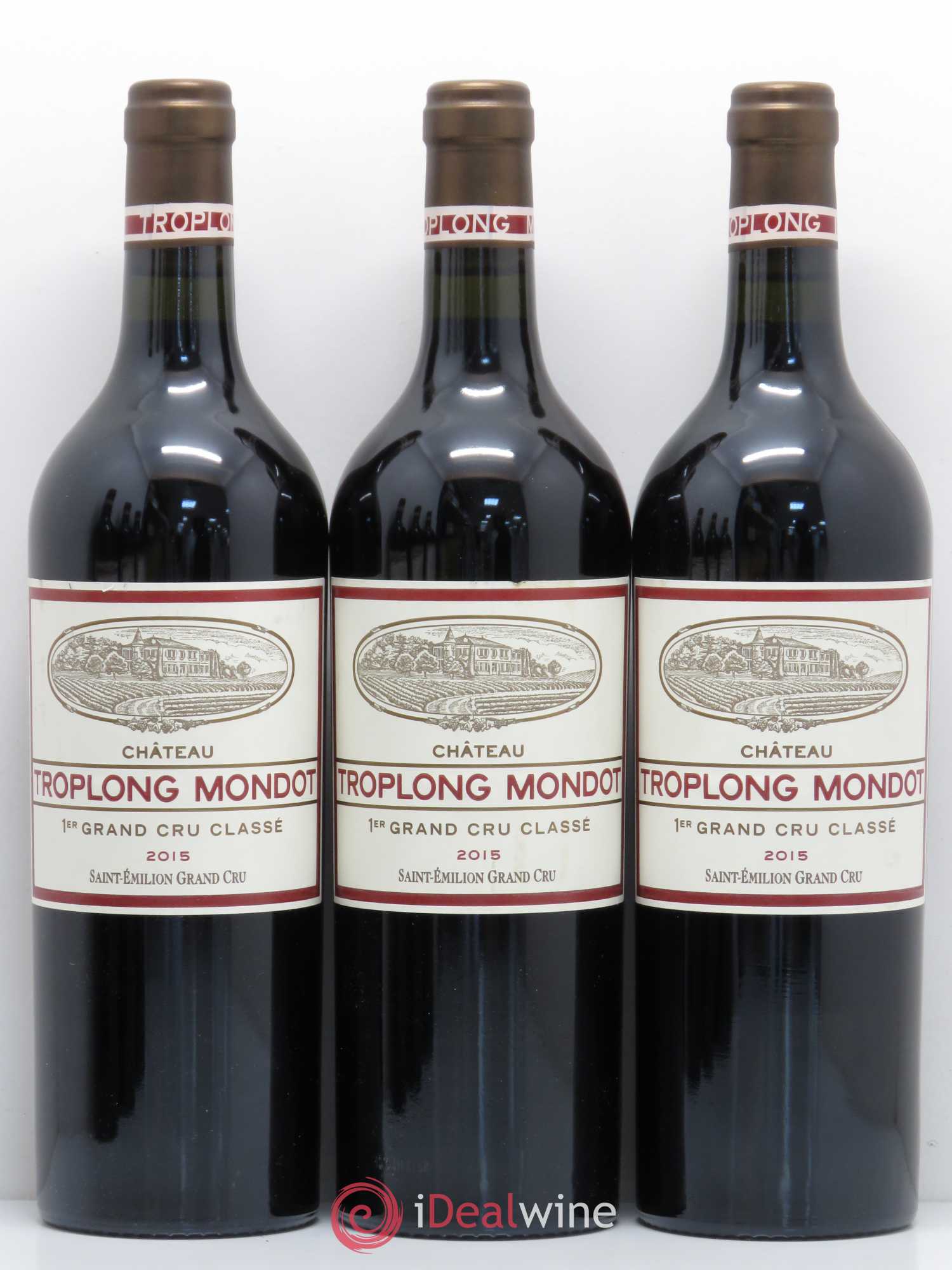 Château Troplong Mondot 1er Grand Cru Classé B 2015 - Lot de 6 bouteilles - 2