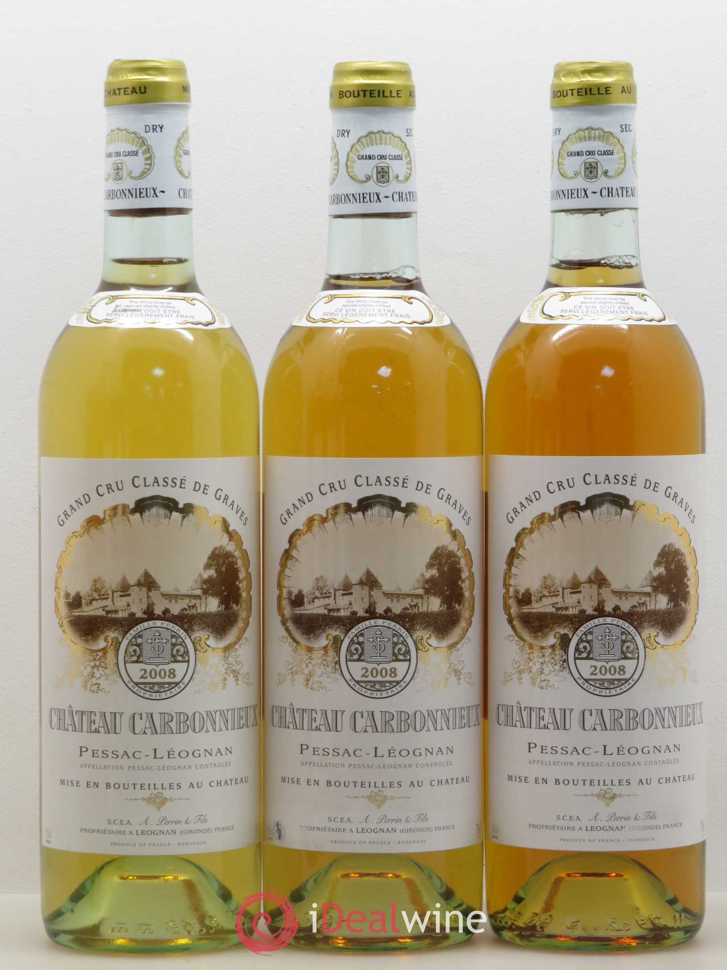 Château Carbonnieux Cru Classé de Graves  (sans prix de réserve) 2008 - Lot de 6 bouteilles - 2