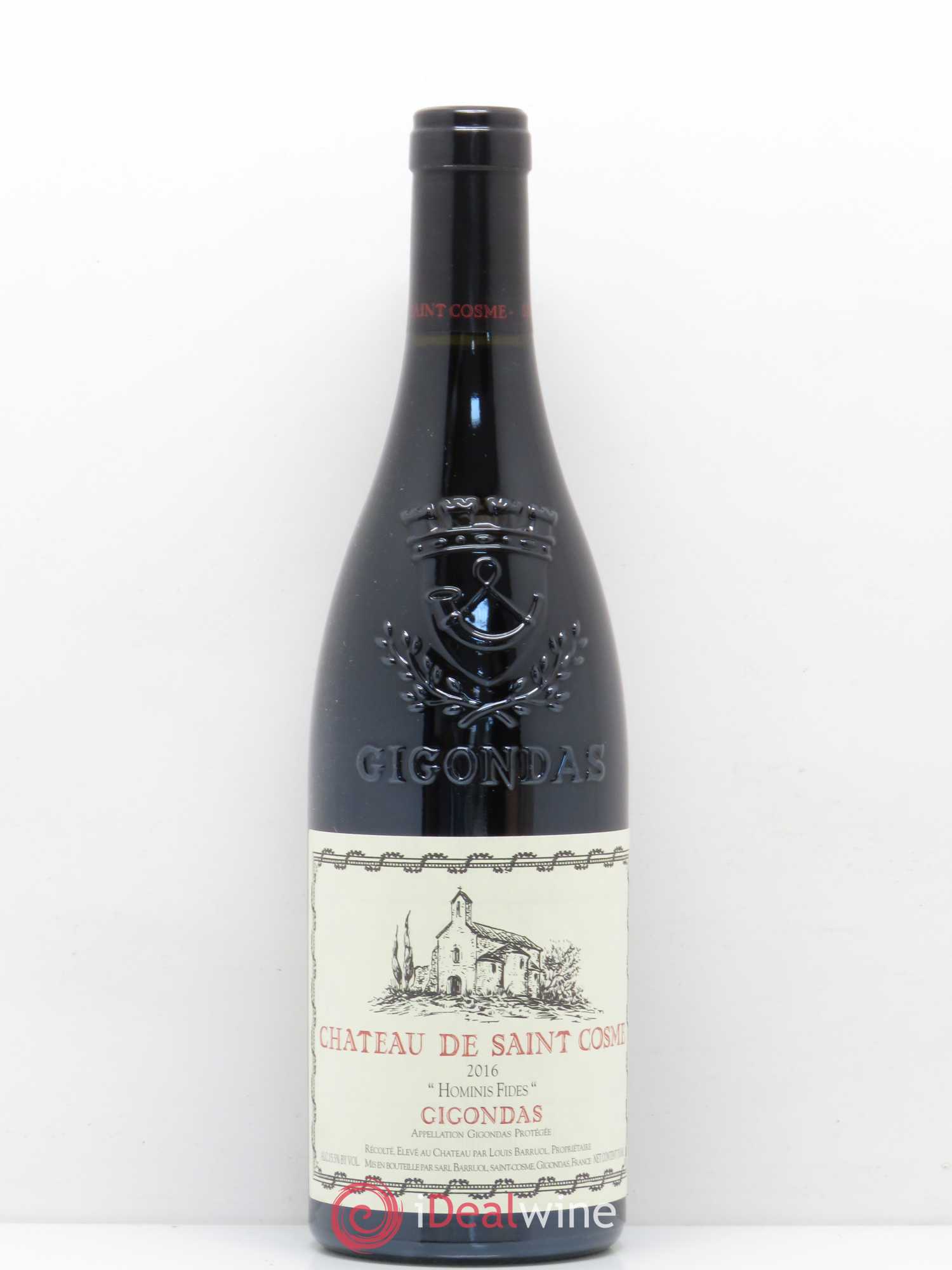 Gigondas Hominis Fides Saint Cosme 2016 - Lot de 1 bouteille - 0