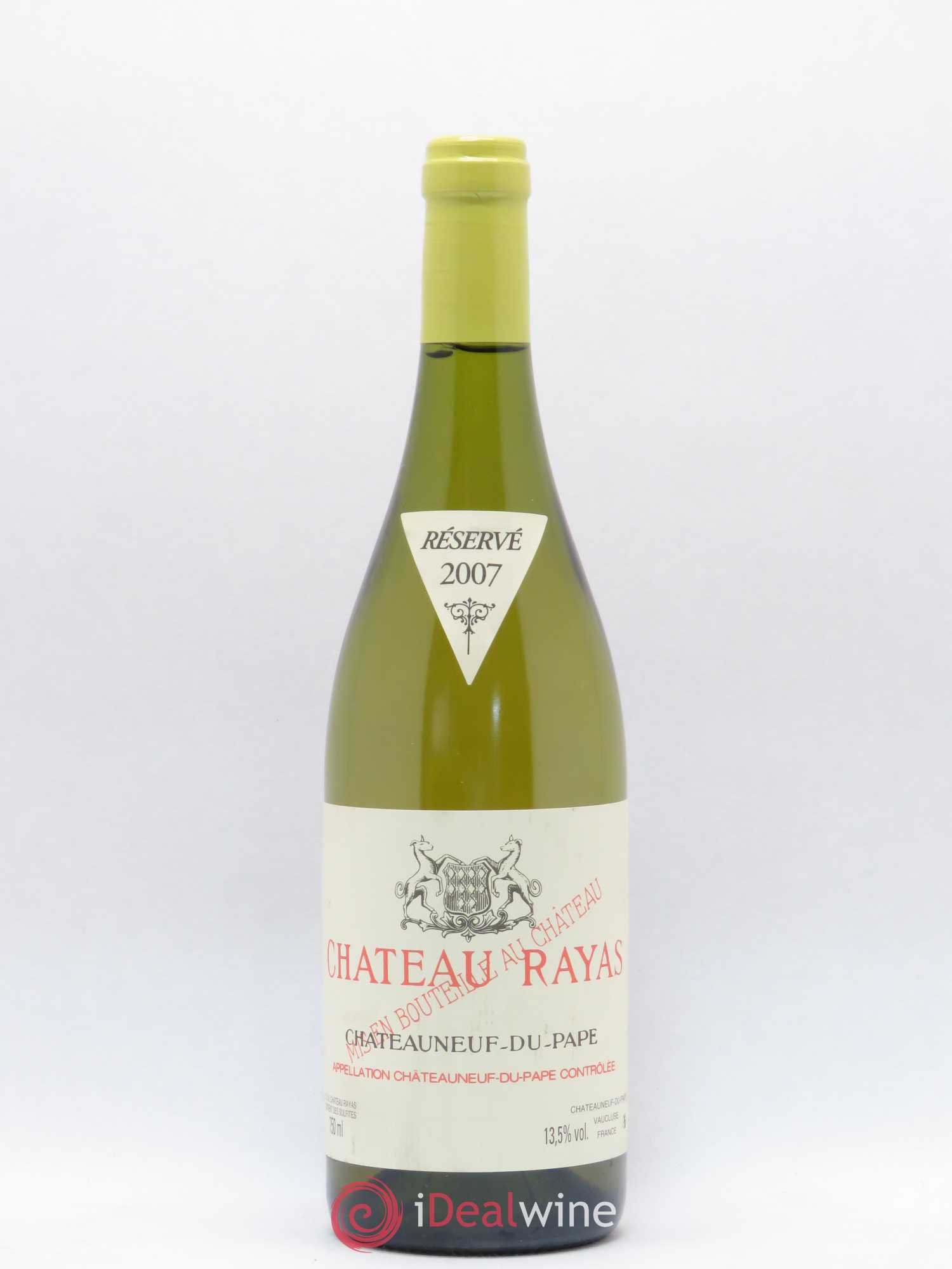 Châteauneuf-du-Pape Château Rayas Emmanuel Reynaud 2007 - Lot de 1 bouteille - 0