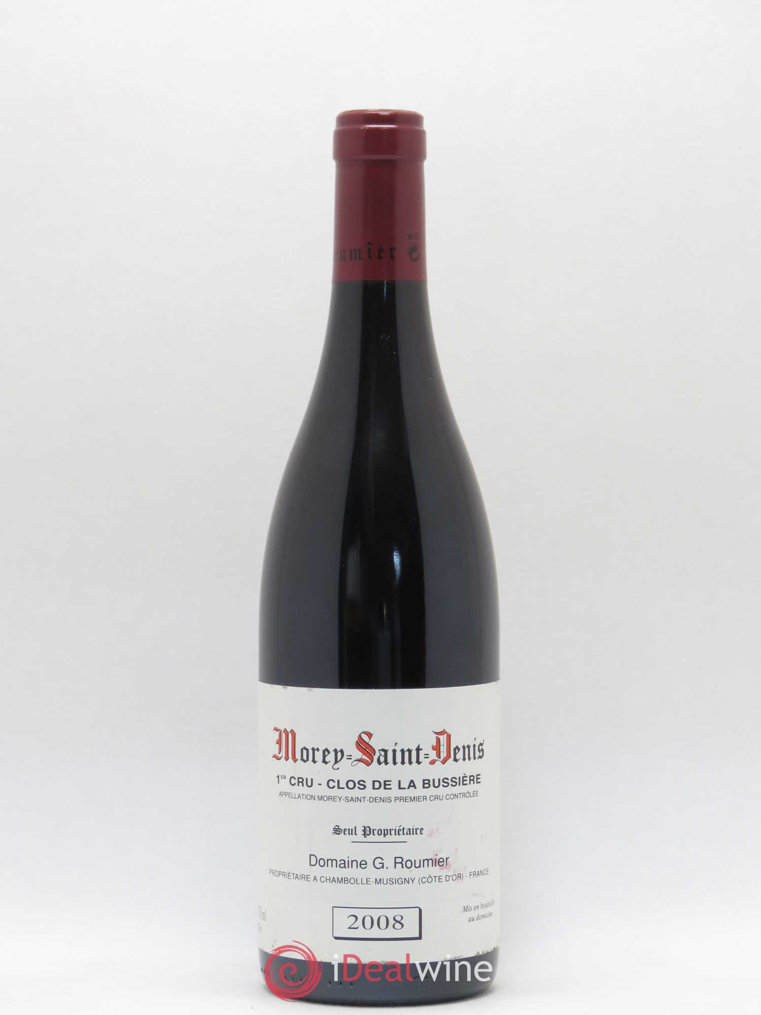 Morey-Saint-Denis 1er Cru Clos de la Bussière Georges Roumier (Domaine) 2008 - Lot de 1 bouteille - 0