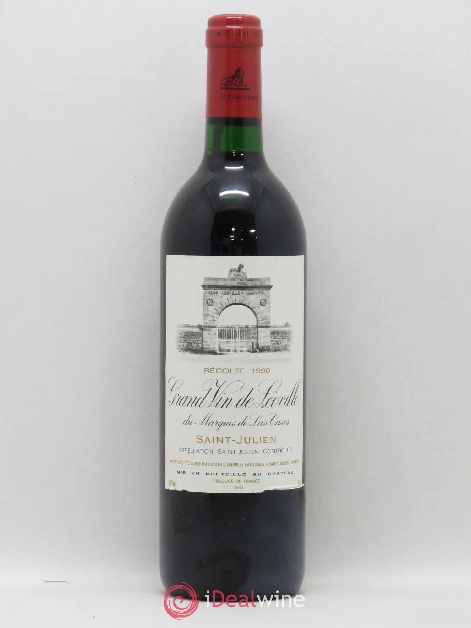 Château Léoville Las Cases 2ème Grand Cru Classé 1990 - Lot de 1 bouteille - 0