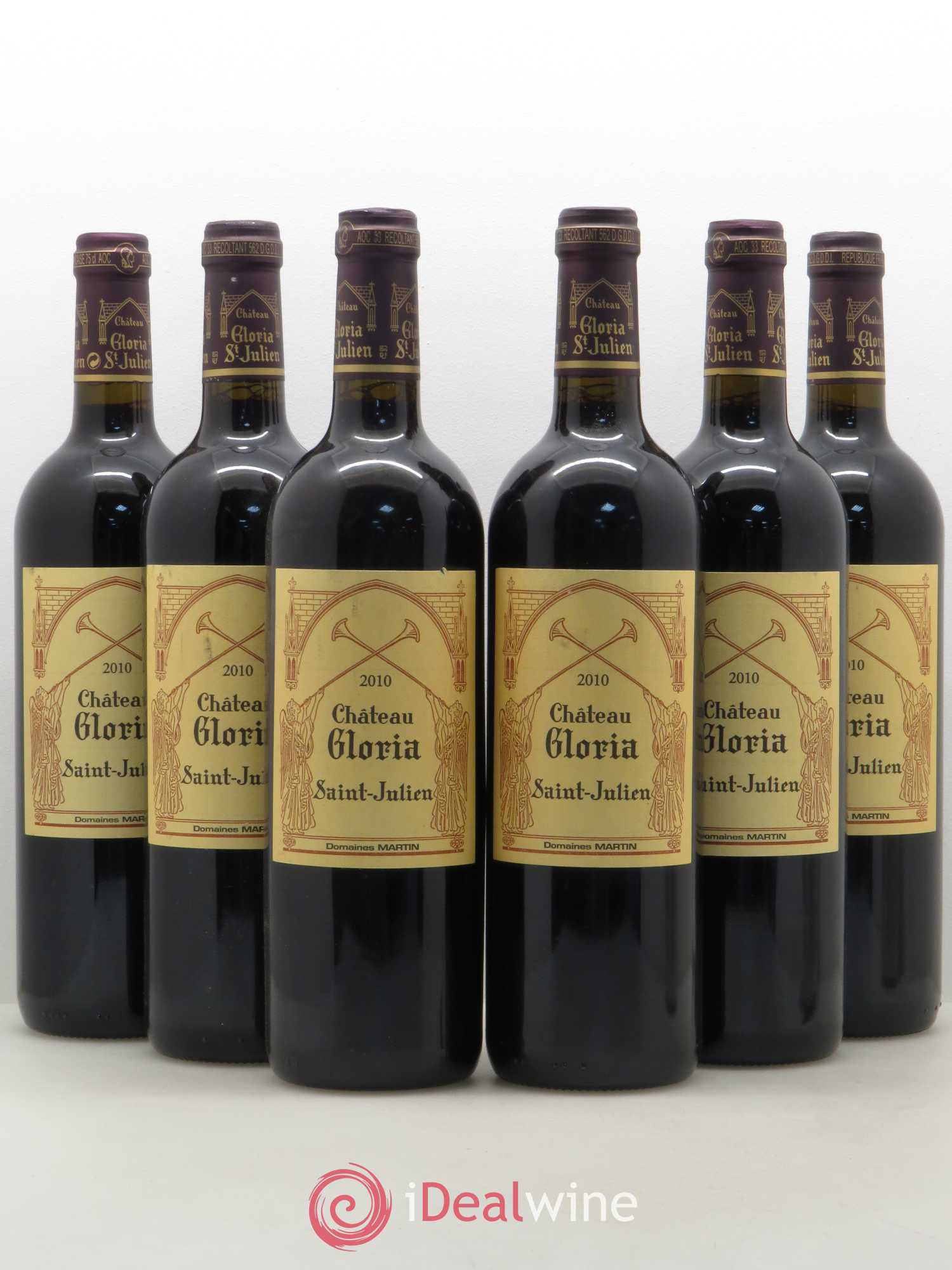 Château Gloria 2010 - Lot de 6 bouteilles - 0