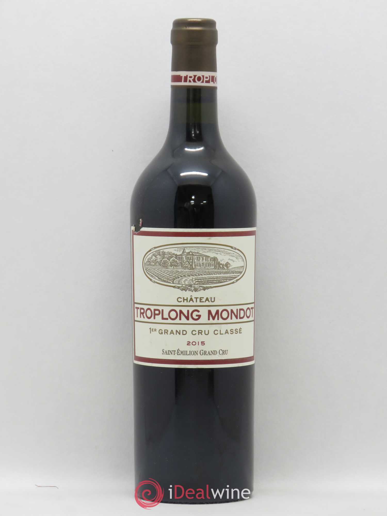 Château Troplong Mondot 1er Grand Cru Classé B 2015 - Lot de 1 bouteille - 0