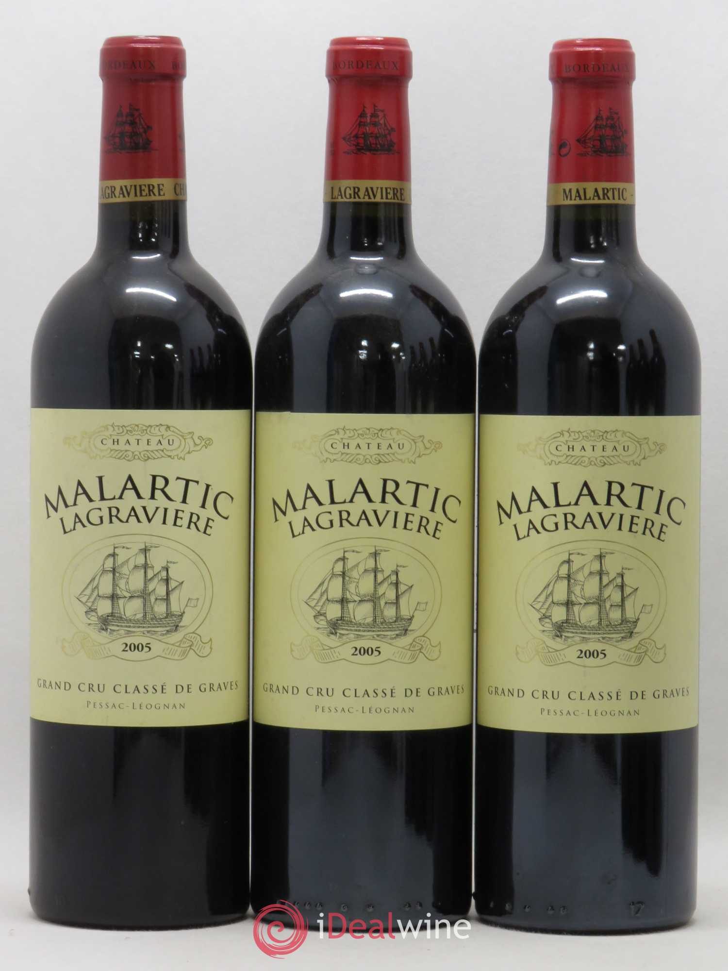 Château Malartic-Lagravière Cru Classé de Graves 2005 - Lot de 6 bouteilles - 1