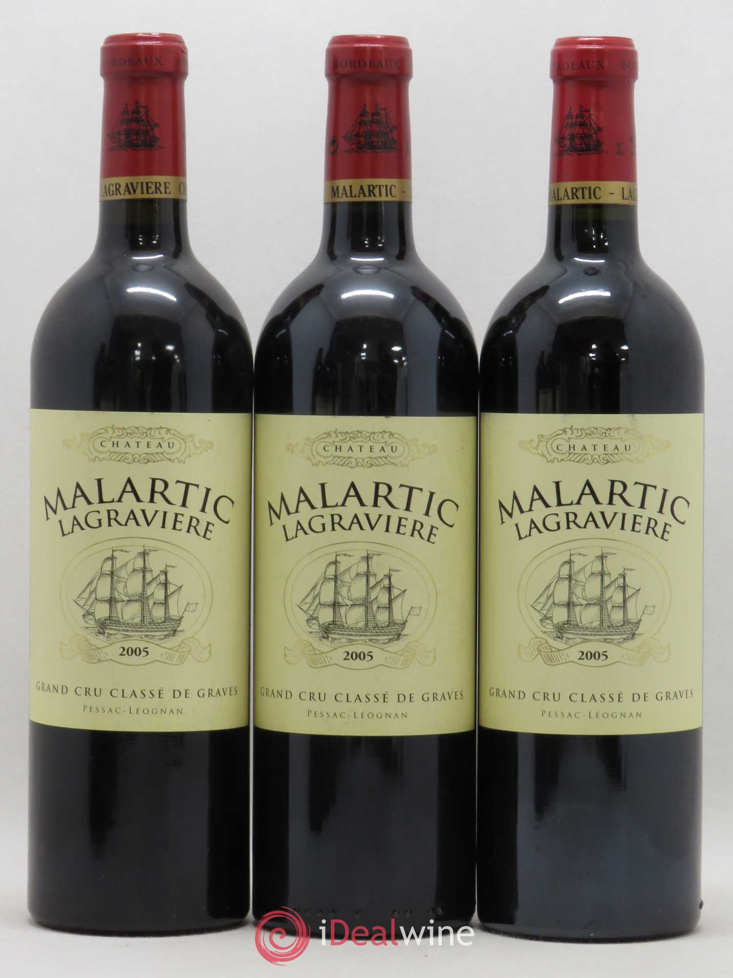 Château Malartic-Lagravière Cru Classé de Graves 2005 - Lot de 6 bouteilles - 2