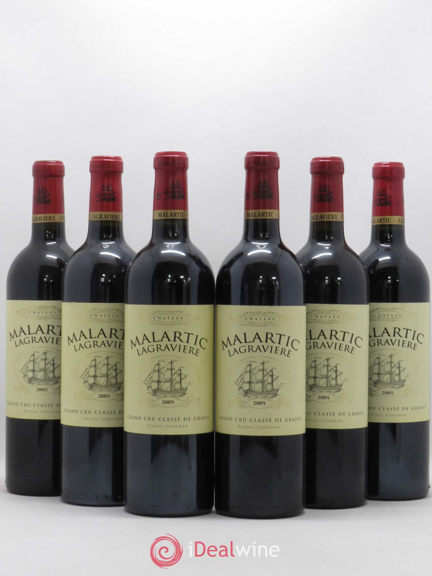 Château Malartic-Lagravière Cru Classé de Graves 2005 - Lot de 6 bouteilles - 0