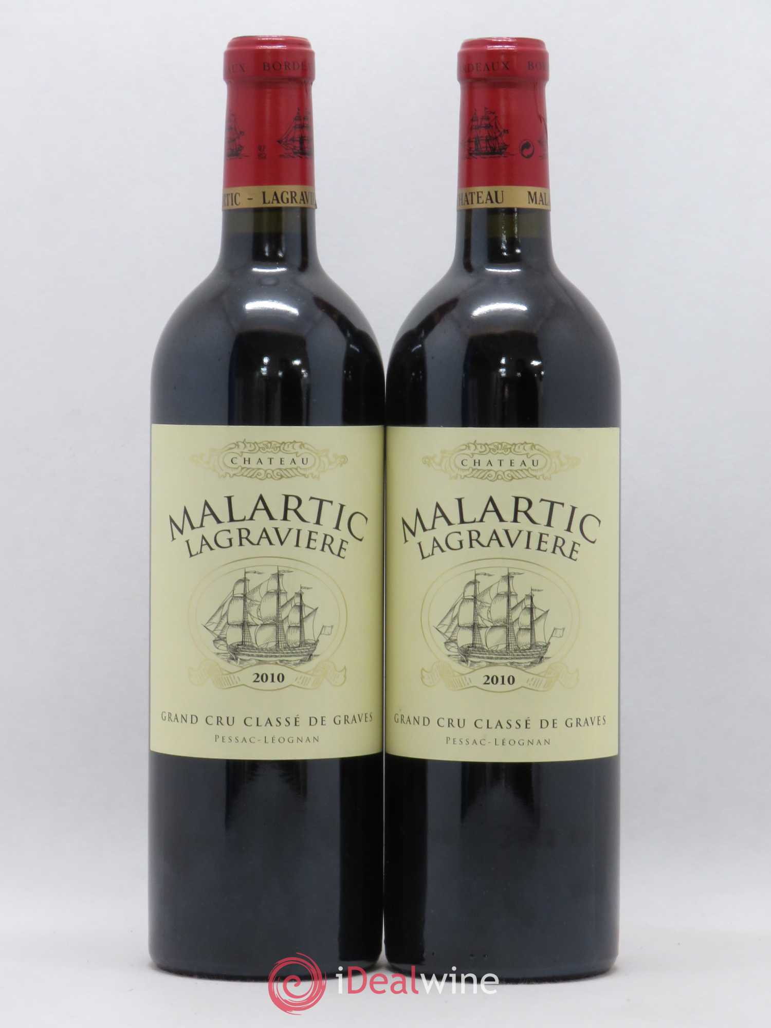 Château Malartic-Lagravière Cru Classé de Graves 2010 - Lot de 2 bouteilles - 0