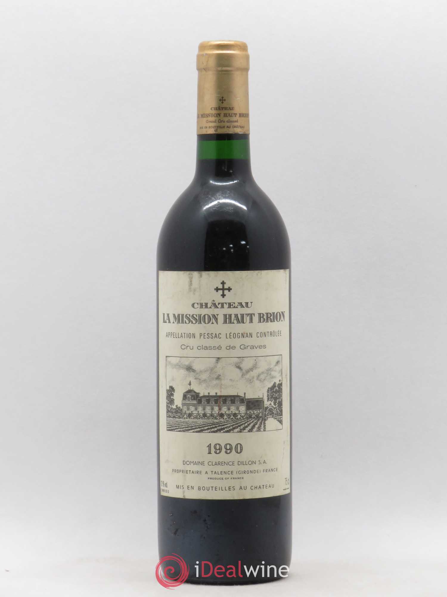 Château la Mission Haut-Brion Cru Classé de Graves 1990 - Lot de 1 bouteille - 0