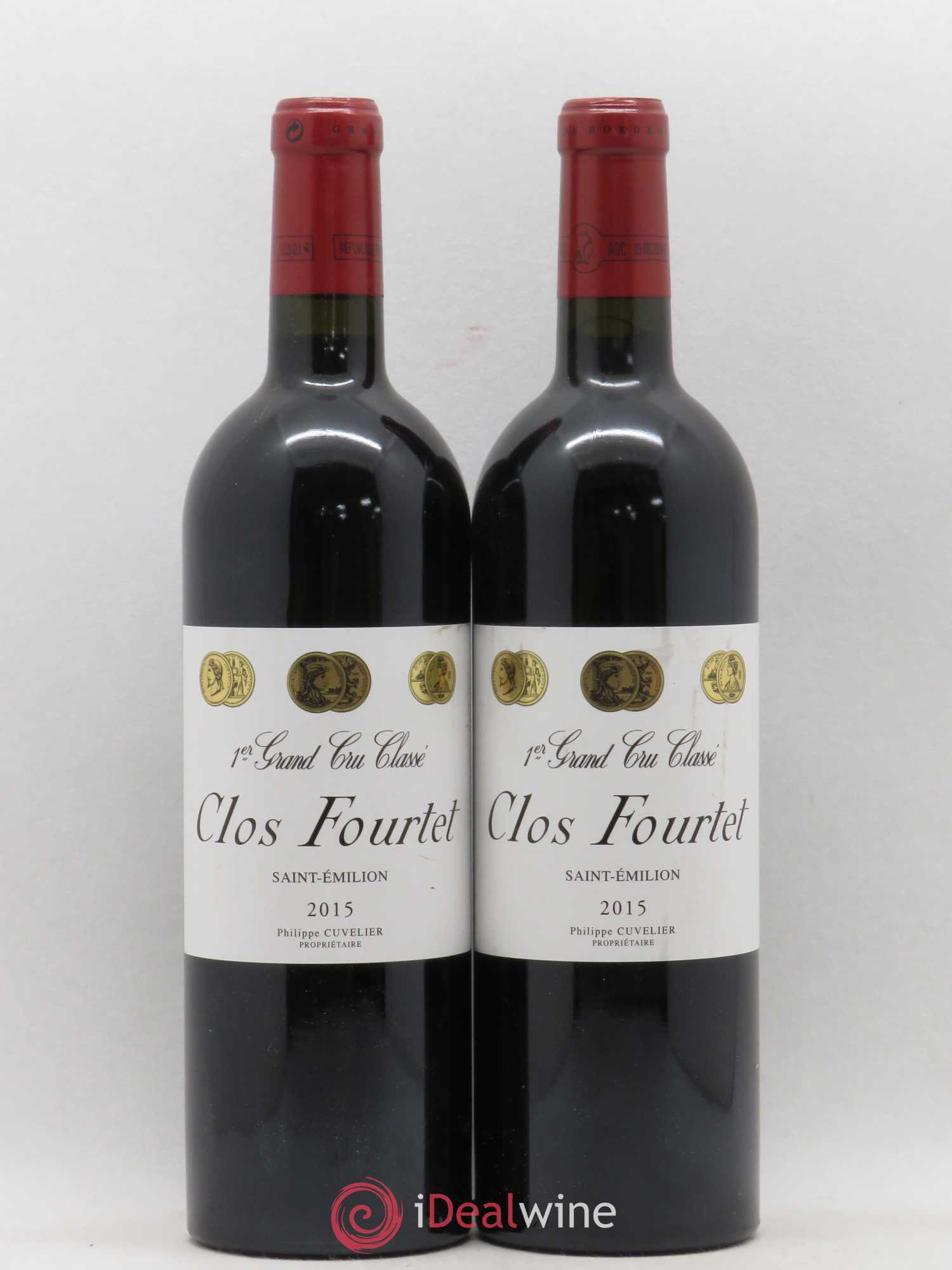 Clos Fourtet 1er Grand Cru Classé B 2015 - Lot de 2 bouteilles - 0