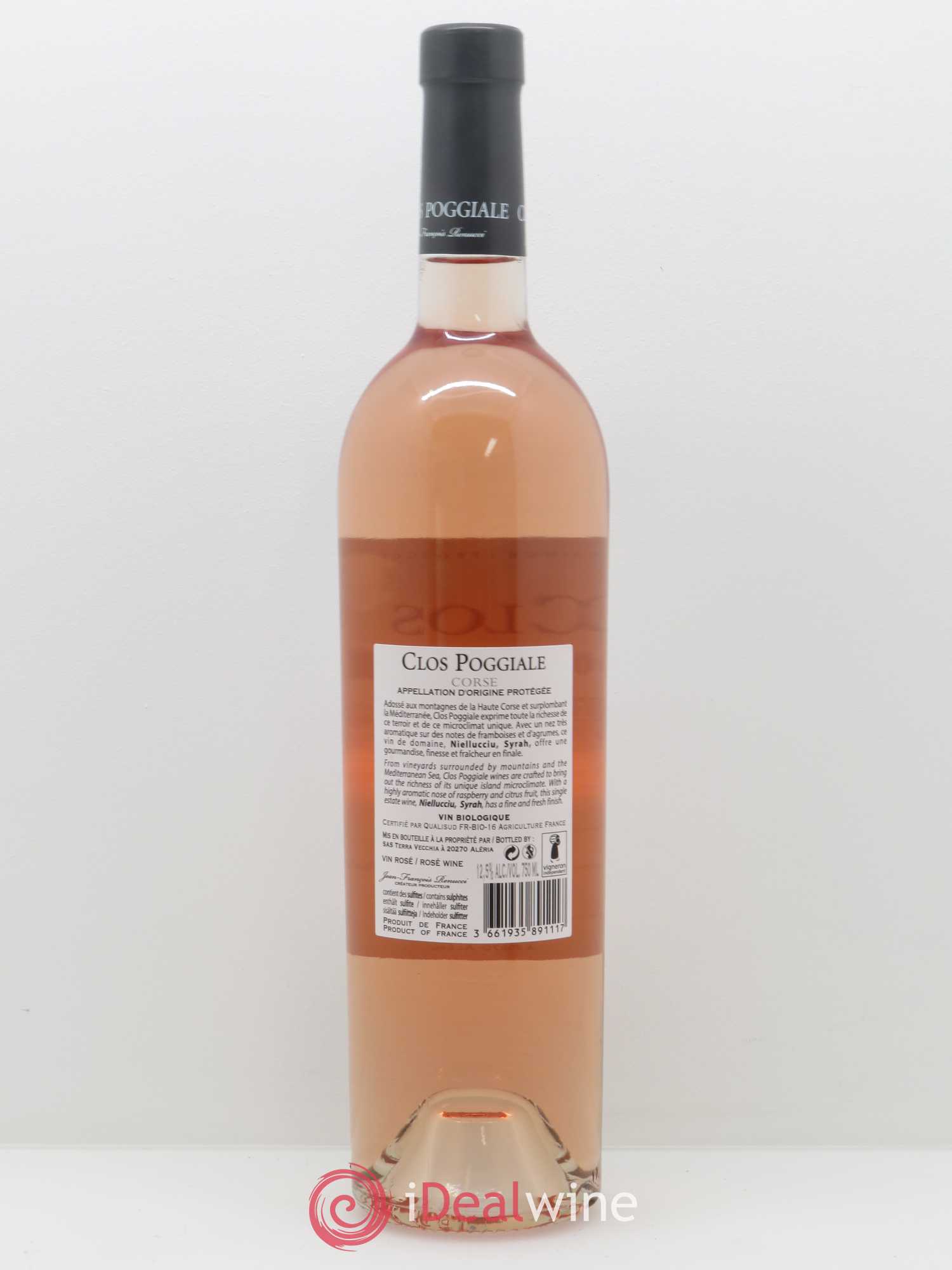 Vin de Corse Clos Poggiale Jean-François Renucci 2018 - Lot de 1 bouteille - 1
