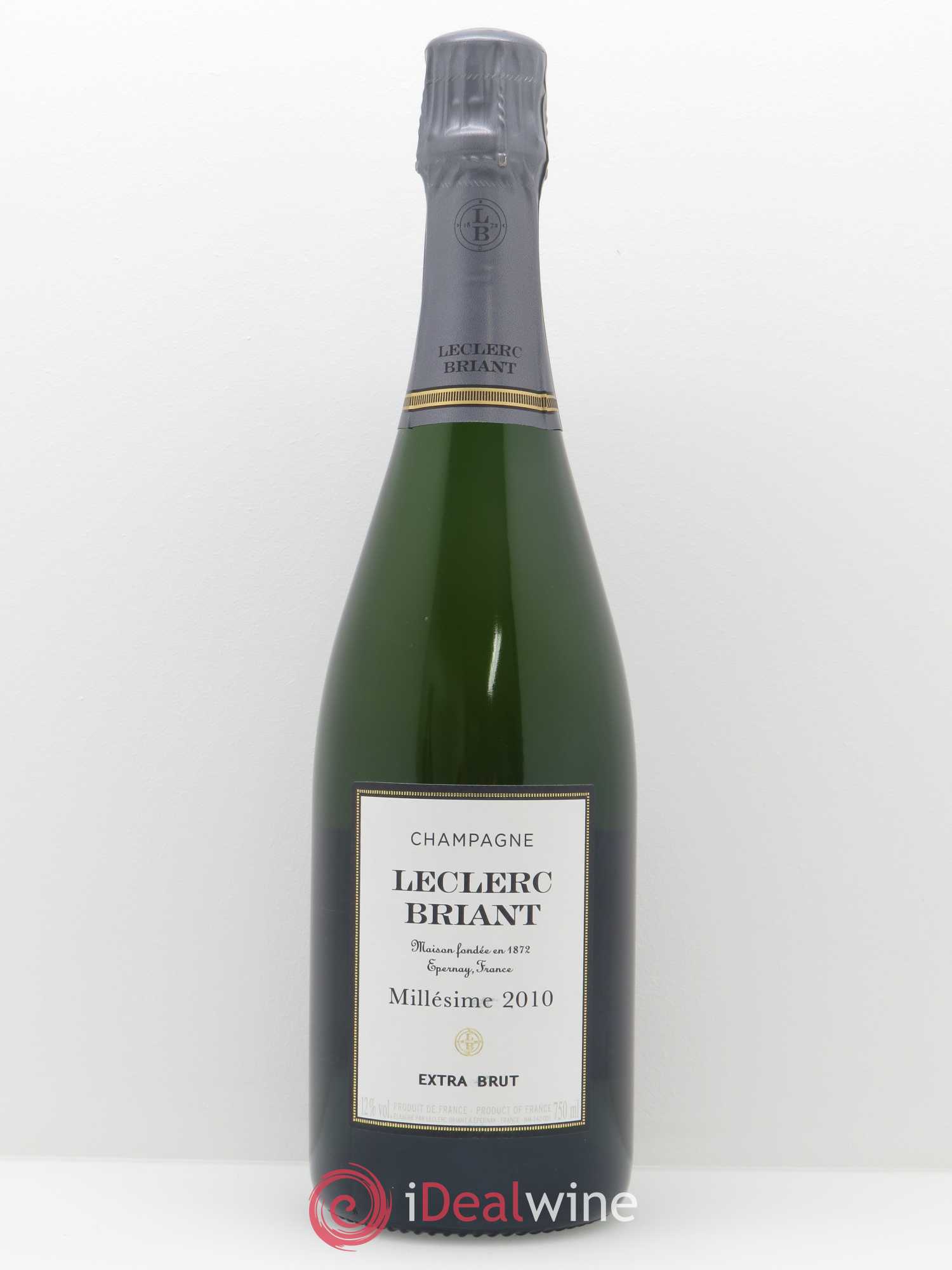 Millésimé Extra-Brut Leclerc Briant 2010 - Lot de 1 bouteille - 0