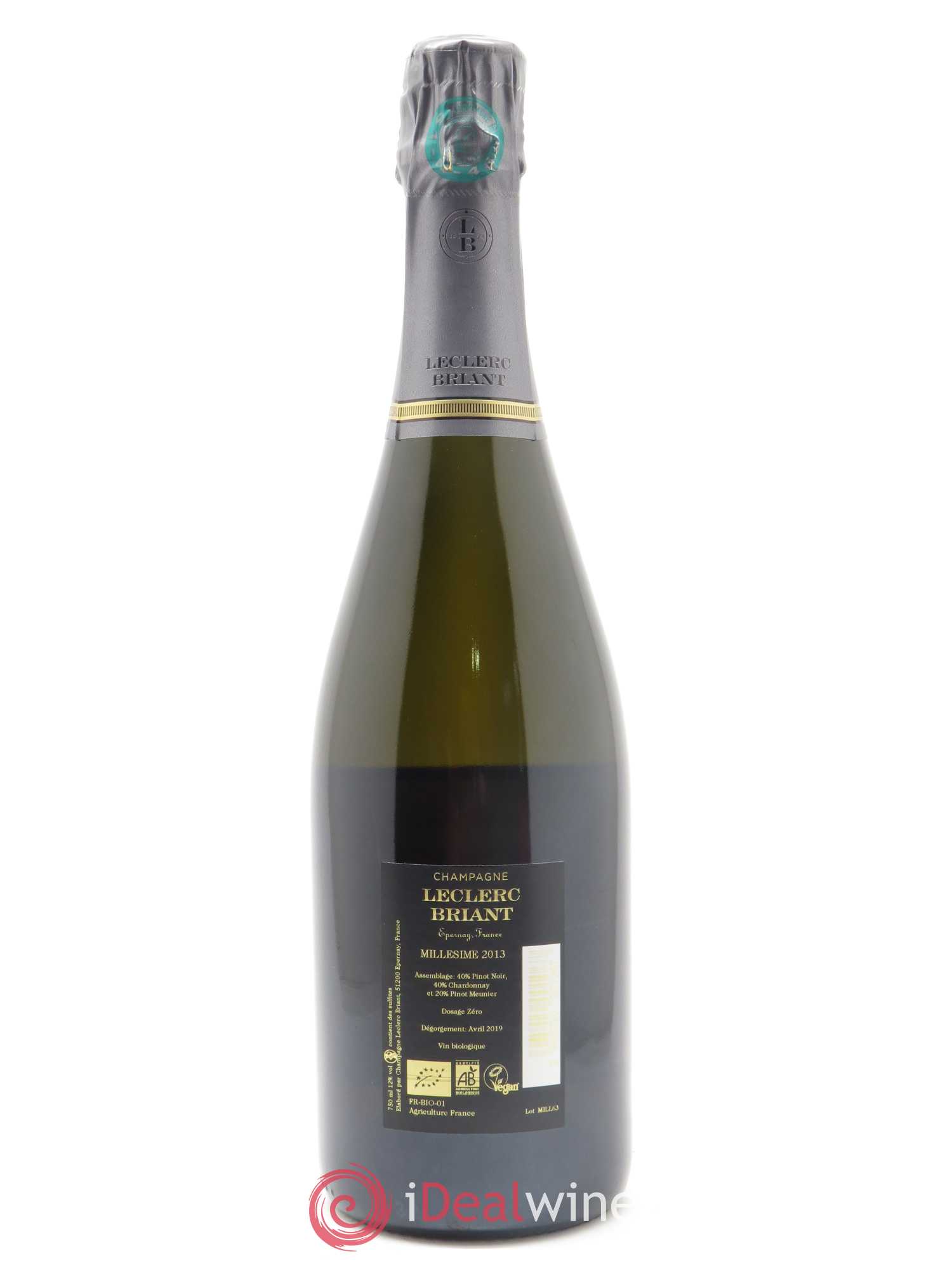 Millésimé Extra-Brut Leclerc Briant 2013 - Lot de 1 bouteille - 1