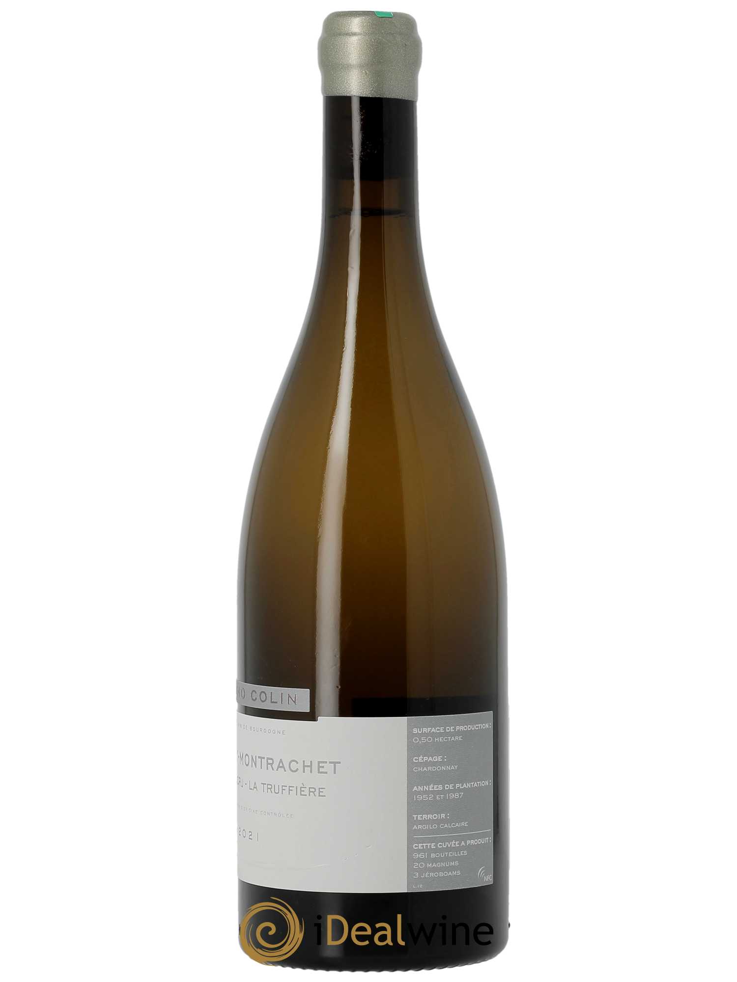 Puligny-Montrachet 1er Cru La Truffière Bruno Colin 2021 - Lot de 1 bouteille - 1