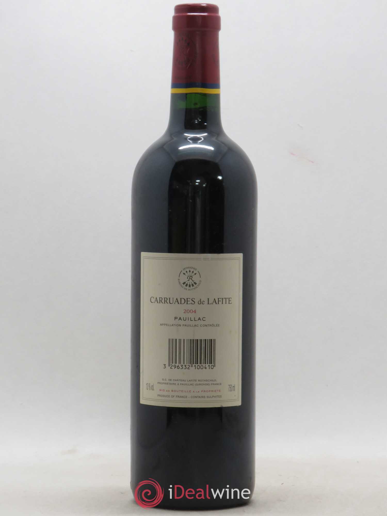 Carruades de Lafite Rothschild Second Vin 2004 - Lot de 1 bouteille - 1