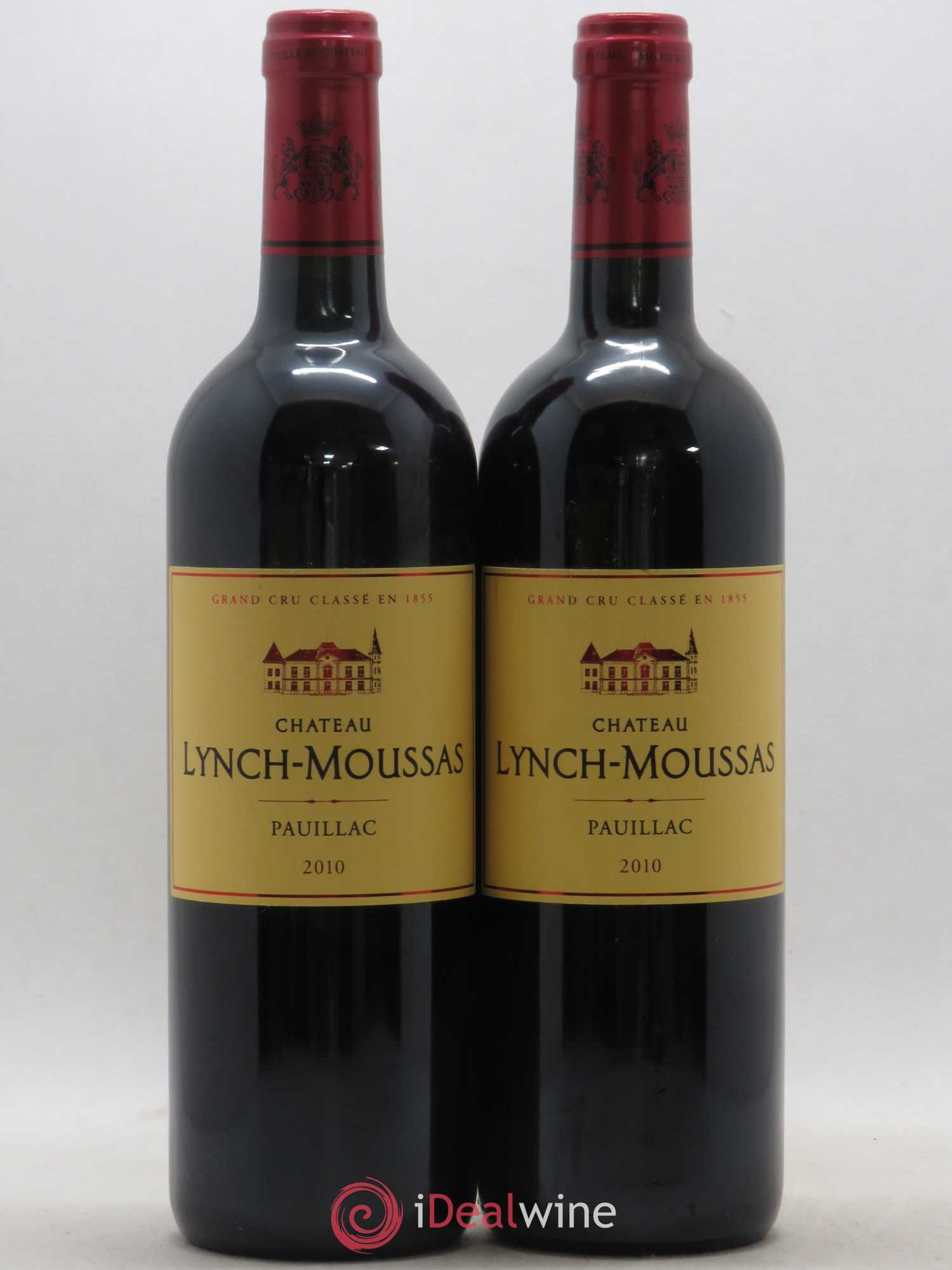 Château Lynch Moussas 5ème Grand Cru Classé 2010 - Lot de 2 bouteilles - 0