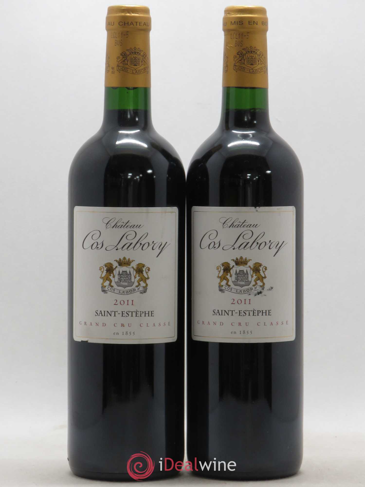 Château Cos Labory 5ème Grand Cru Classé 2011 - Lot de 2 bouteilles - 0