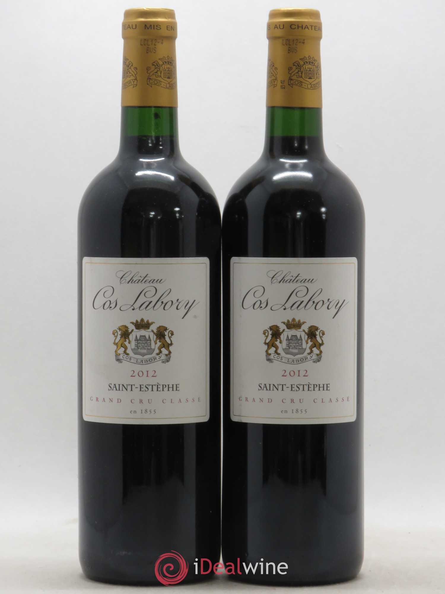 Château Cos Labory 5ème Grand Cru Classé 2012 - Lot de 2 bouteilles - 0