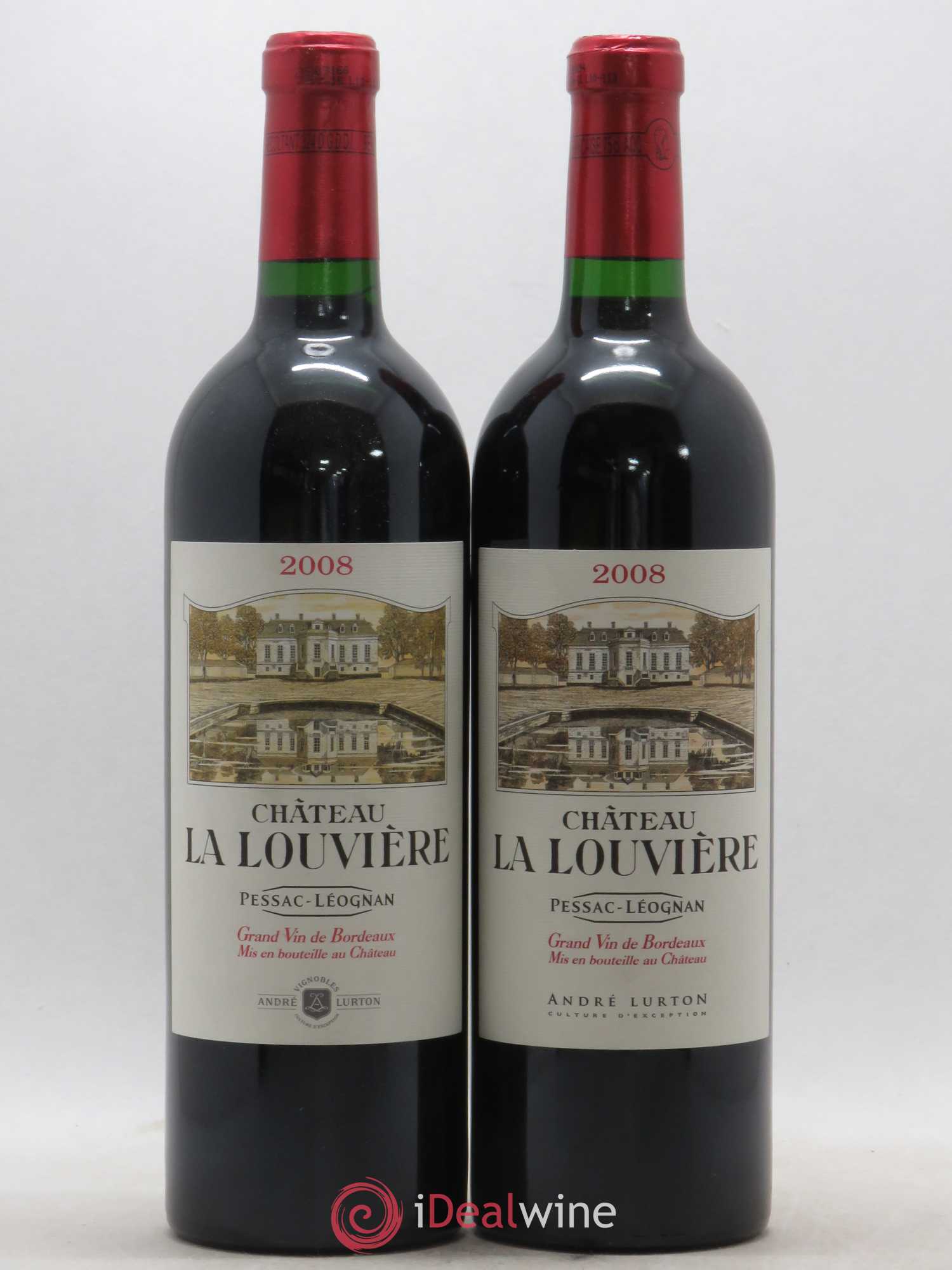 Château la Louvière 2008 - Lot de 2 bouteilles - 0