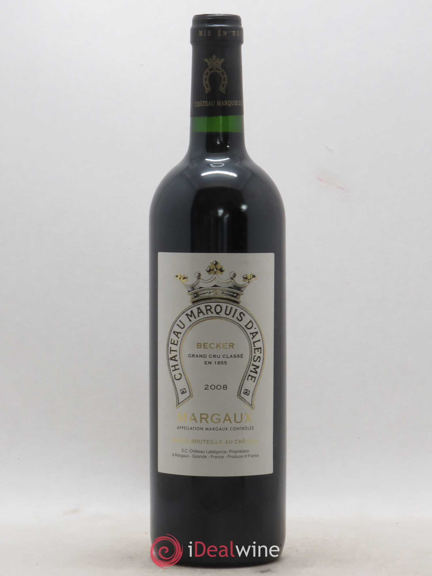 Château Marquis d'Alesme 2008 - Lot de 1 bouteille - 0