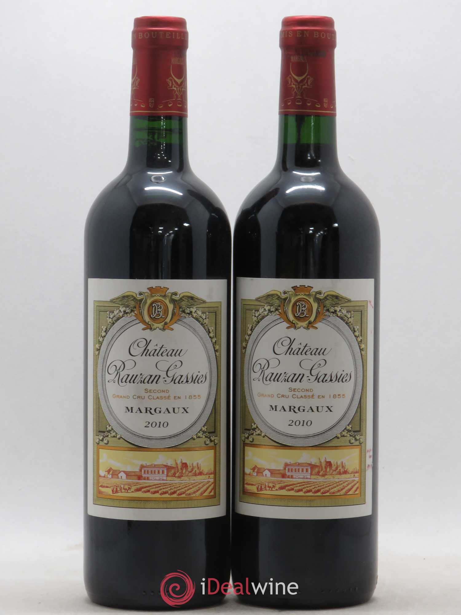 Château Rauzan-Gassies 2ème Grand Cru Classé 2010 - Lot de 2 bouteilles - 0