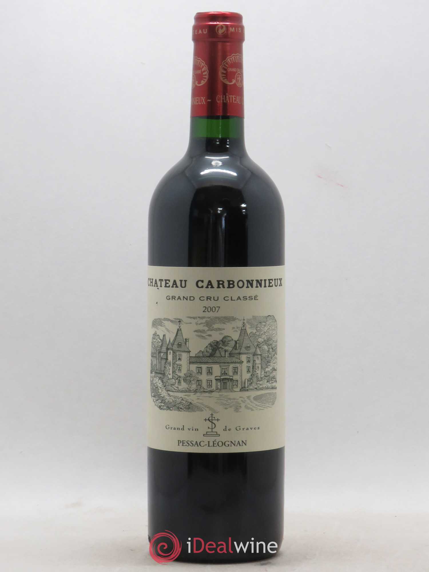 Château Carbonnieux Cru Classé de Graves 2007 - Lot de 1 bouteille - 0