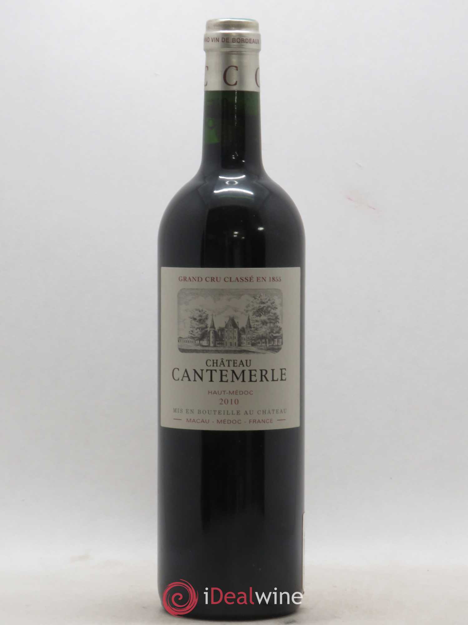 Château Cantemerle 5ème Grand Cru Classé 2010 - Lot de 1 bouteille - 0