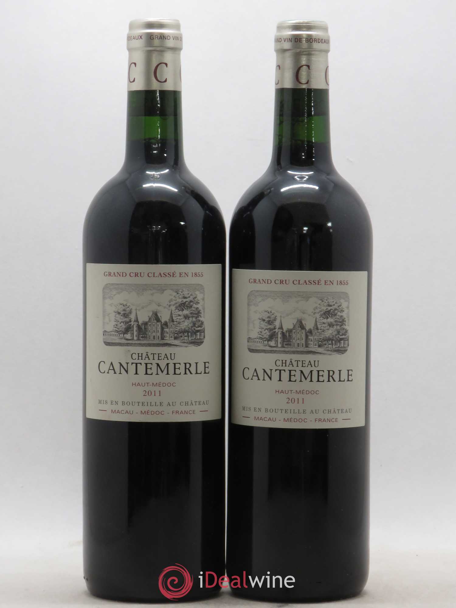 Château Cantemerle 5ème Grand Cru Classé 2011 - Lot de 2 bouteilles - 0