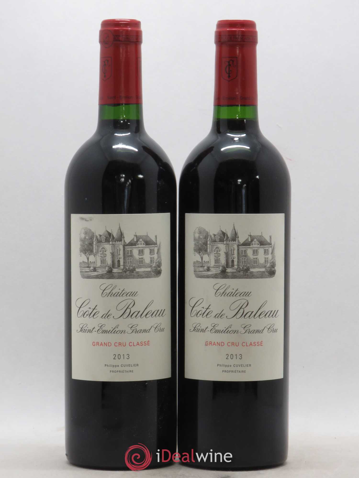 Château Côte de Baleau Grand Cru Classé 2013 - Lot de 2 bouteilles - 0