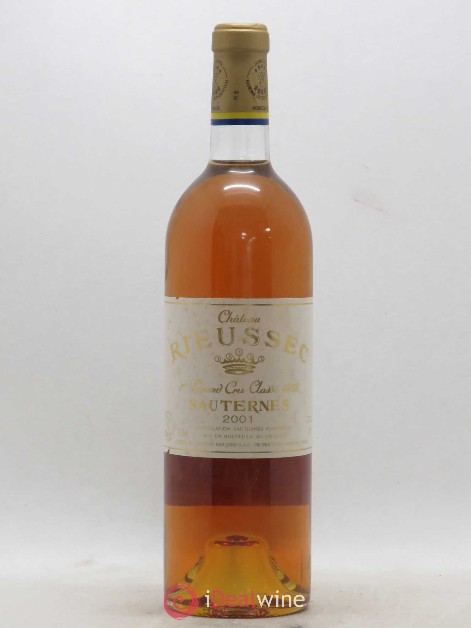 Château Rieussec 1er Grand Cru Classé 2001 - Posten von 1 Flasche - 0
