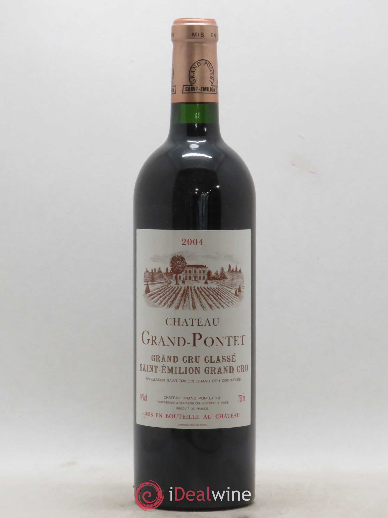 Château Grand Pontet Grand Cru Classé 2004 - Lot de 1 bouteille - 0