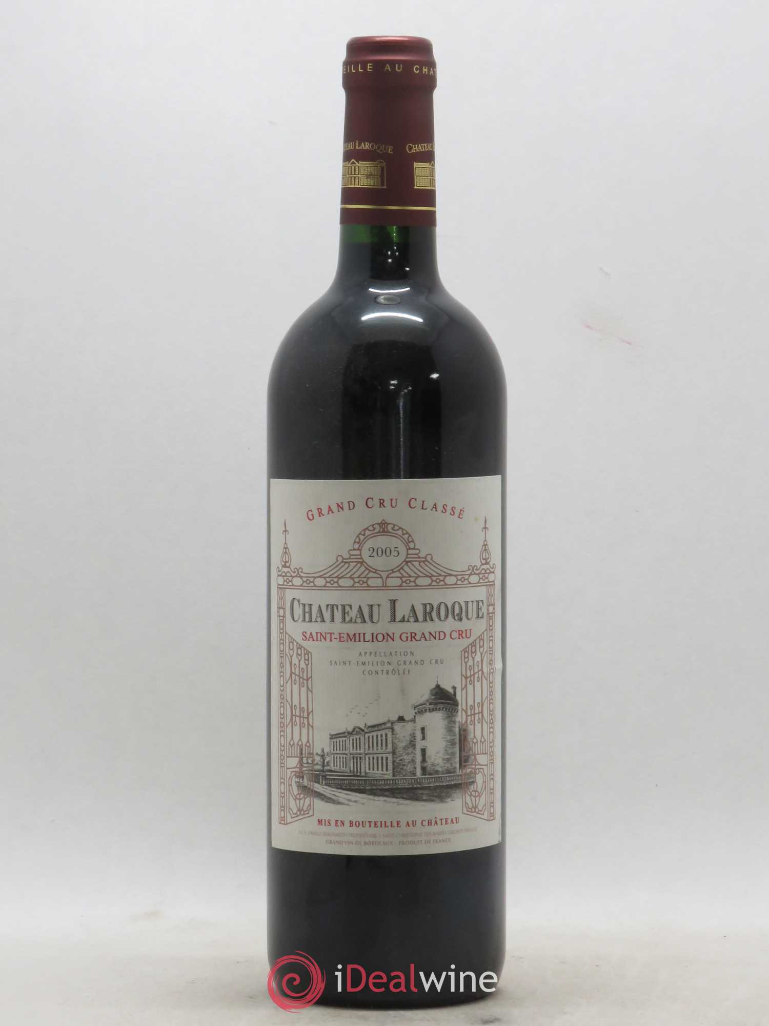 Château Laroque Grand Cru Classé 2005 - Lot de 1 bouteille - 0
