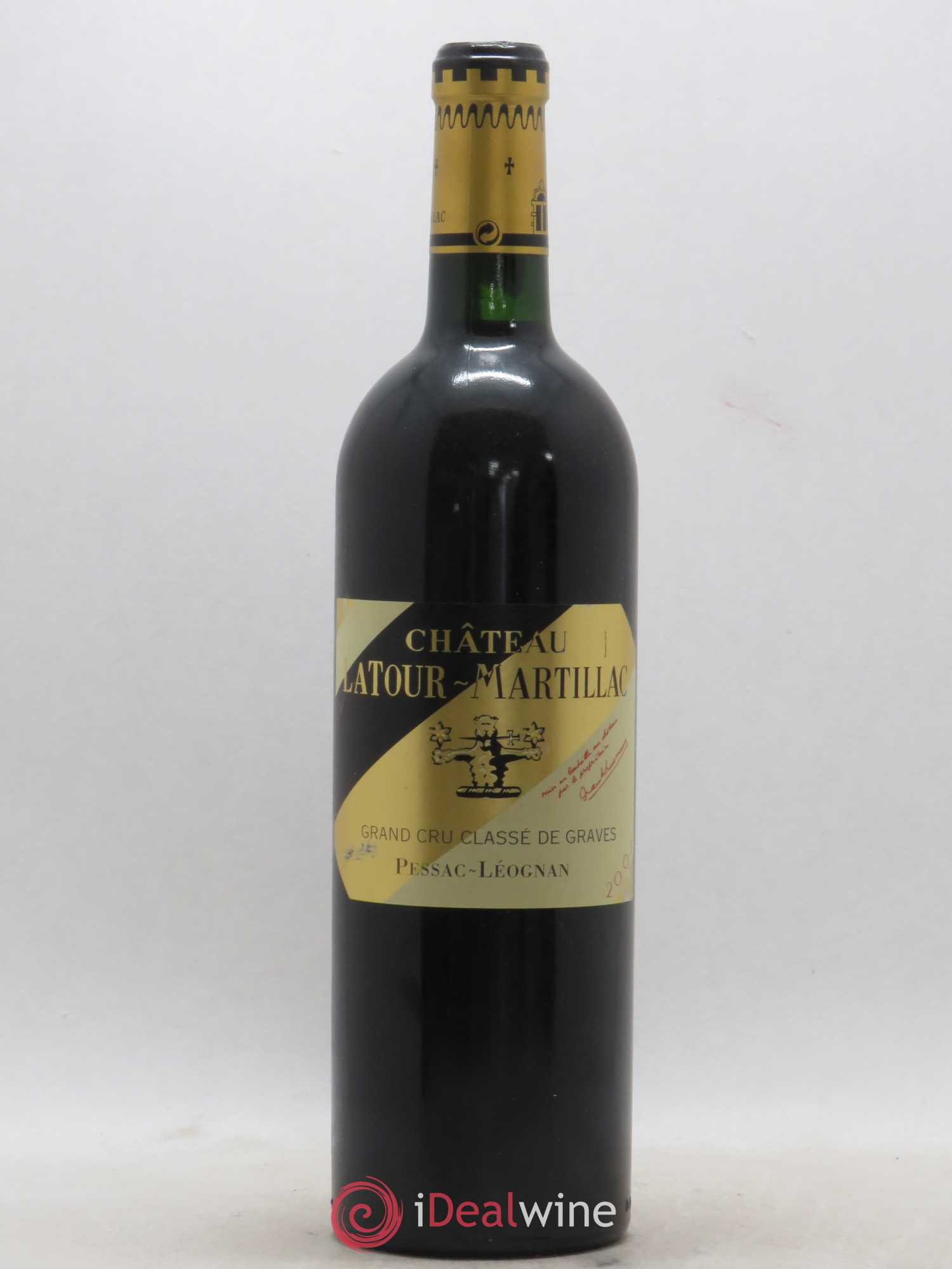 Château Latour-Martillac Cru Classé de Graves 2005 - Lot de 1 bouteille - 0