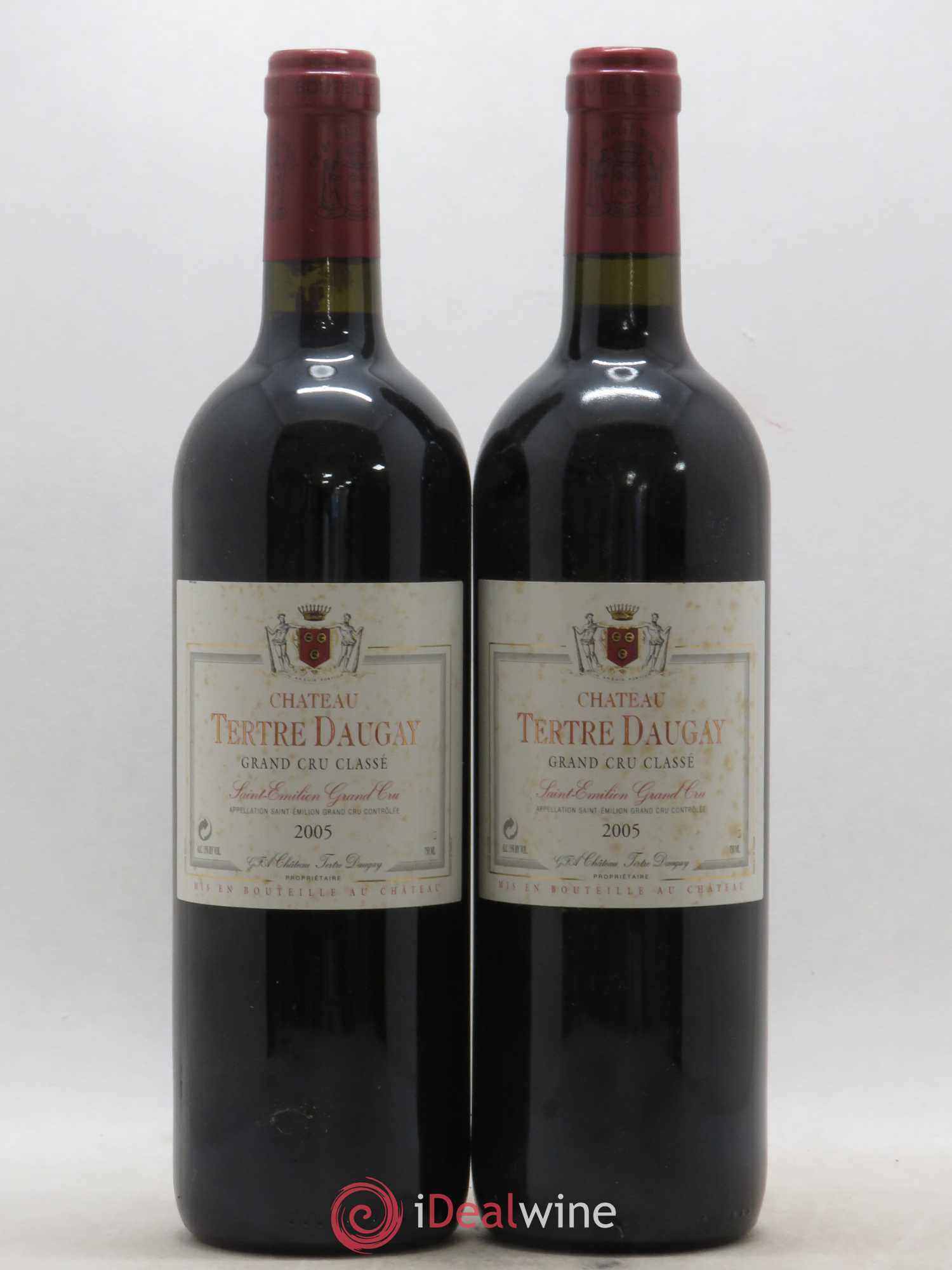 Château Tertre Daugay Grand Cru Classé 2005 - Lot de 2 bouteilles - 0