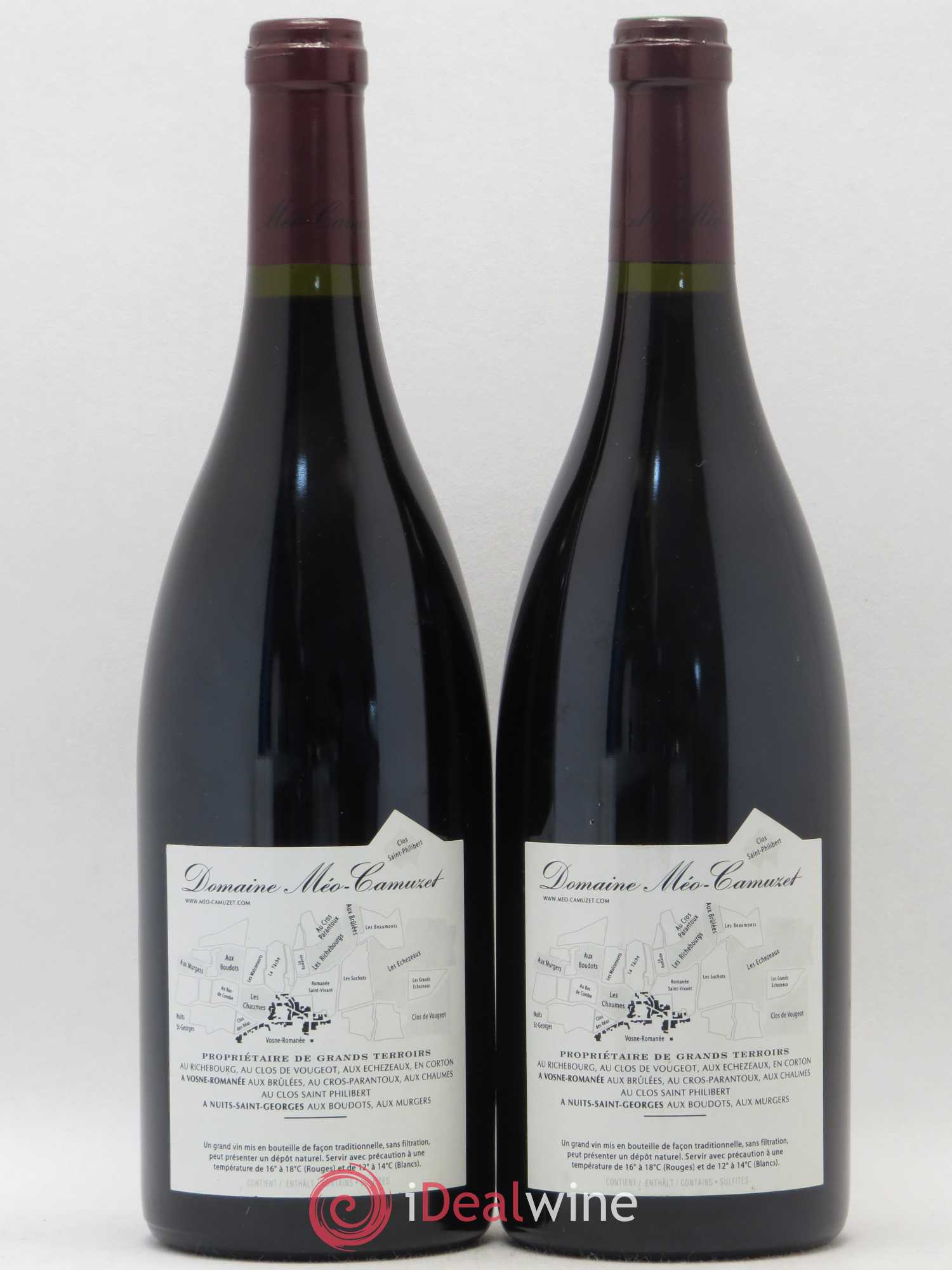 Vosne-Romanée 1er Cru Les Chaumes Méo-Camuzet (Domaine) 2006 - Lot de 2 bouteilles - 1