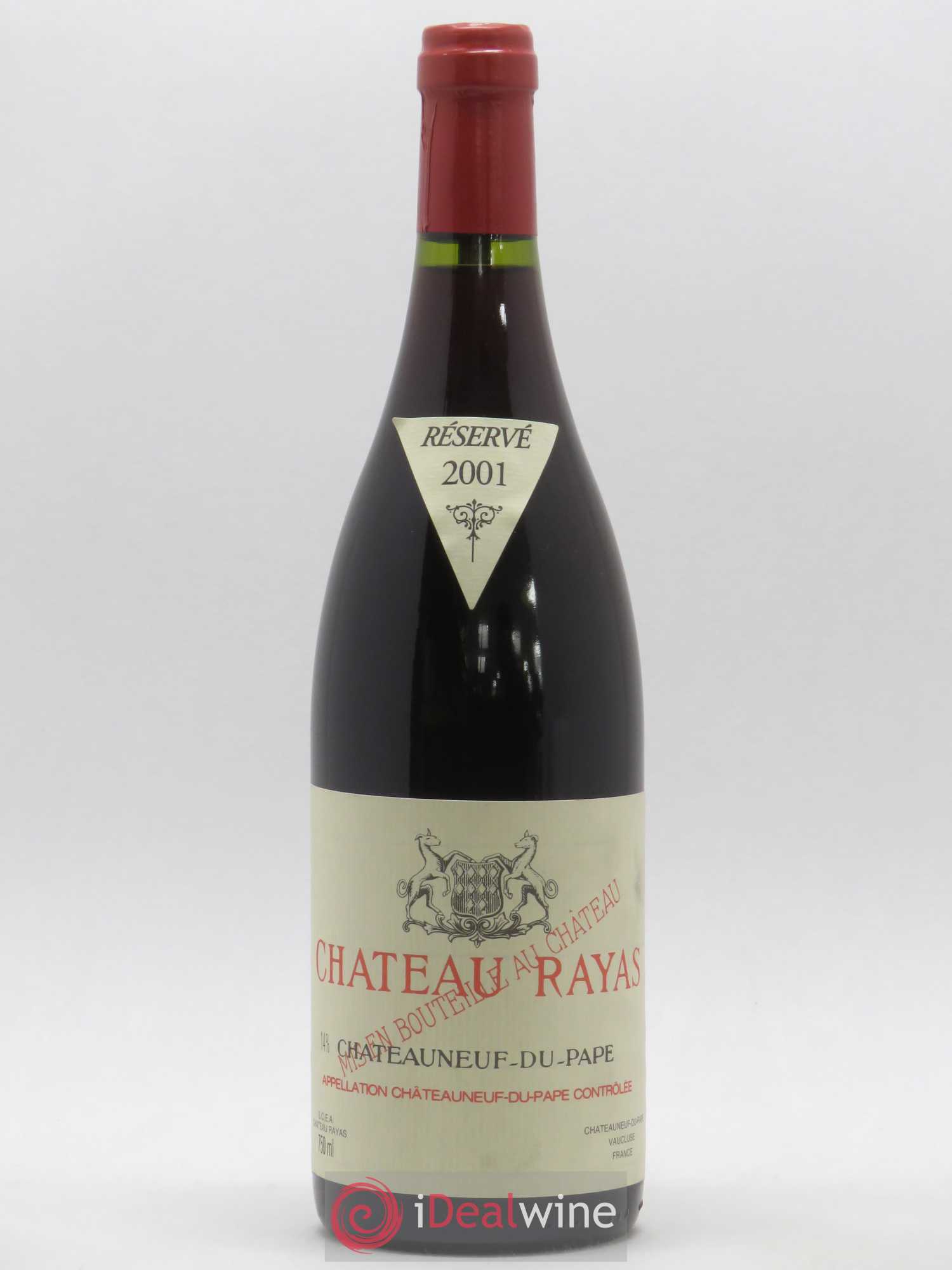 Châteauneuf-du-Pape Château Rayas Emmanuel Reynaud 2001 - Lot de 1 bouteille - 0