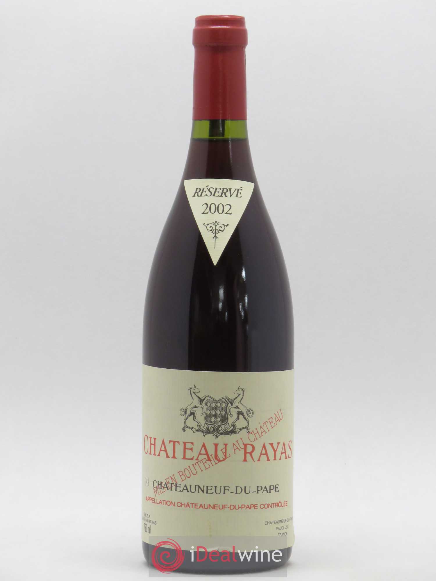 Châteauneuf-du-Pape Château Rayas Emmanuel Reynaud 2002 - Lot de 1 bouteille - 0