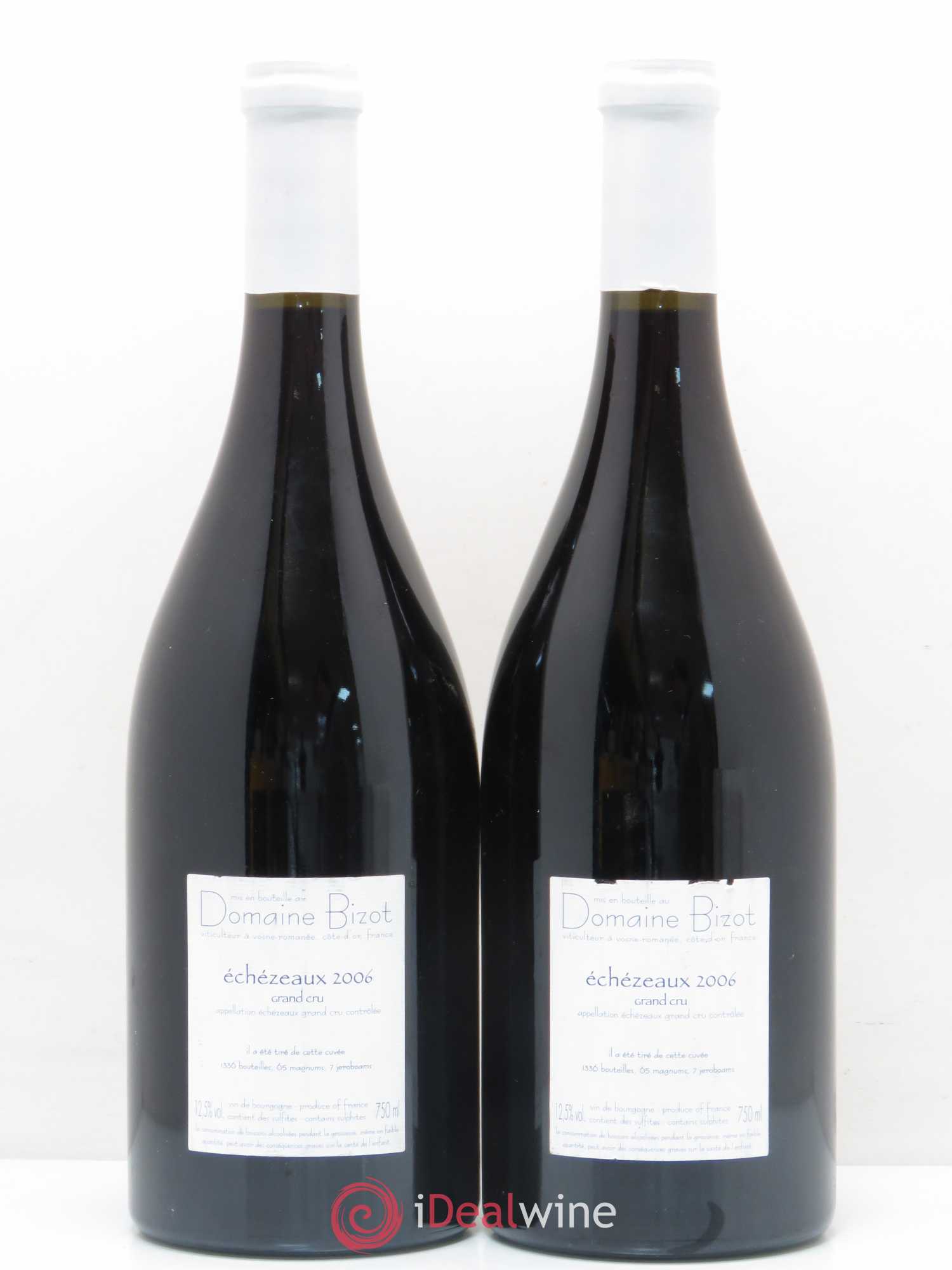 Echezeaux Grand Cru Bizot (Domaine) 2006 - Lot de 2 bouteilles - 1