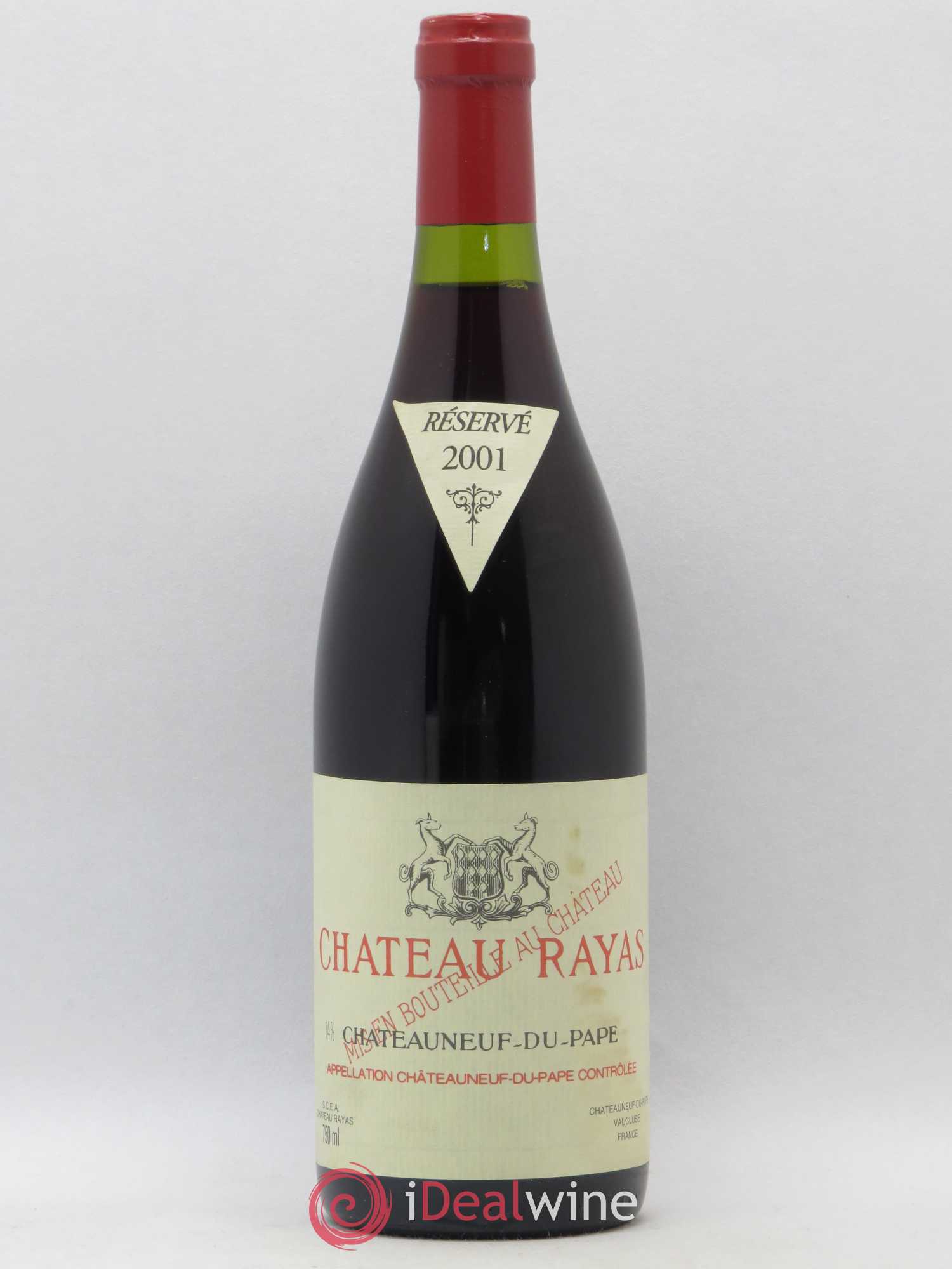 Châteauneuf-du-Pape Château Rayas Emmanuel Reynaud 2001 - Lot de 1 bouteille - 0
