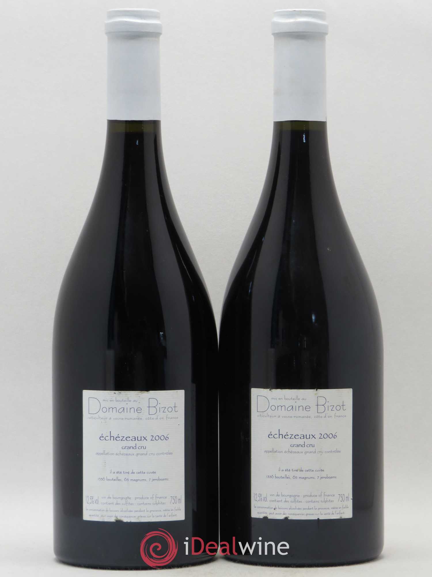 Echezeaux Grand Cru Bizot (Domaine) 2006 - Lot of 2 bottles - 1