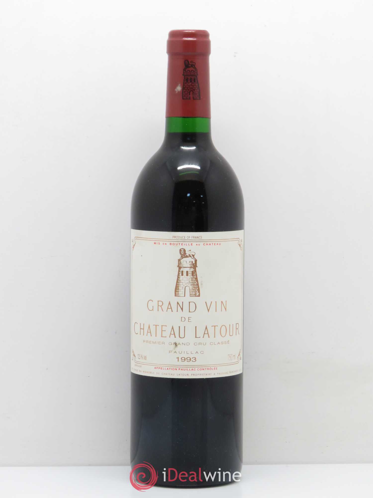 Château Latour 1er Grand Cru Classé 1993 - Lot de 1 bouteille - 0