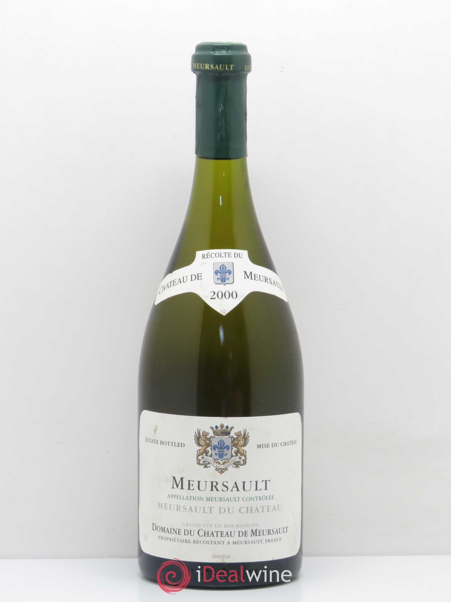 Meursault Château de Meursault 2000 - Lot de 1 bouteille - 0